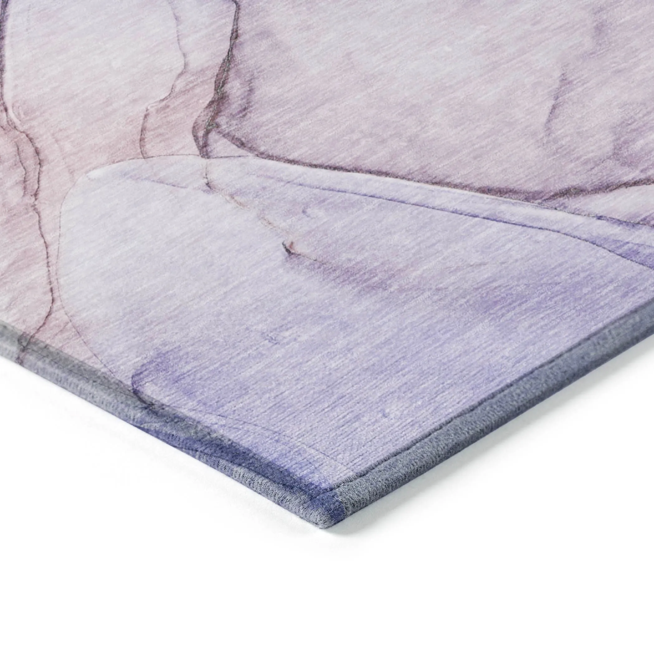 Machine Washable Indoor/ Outdoor Abstract Chantille Rug