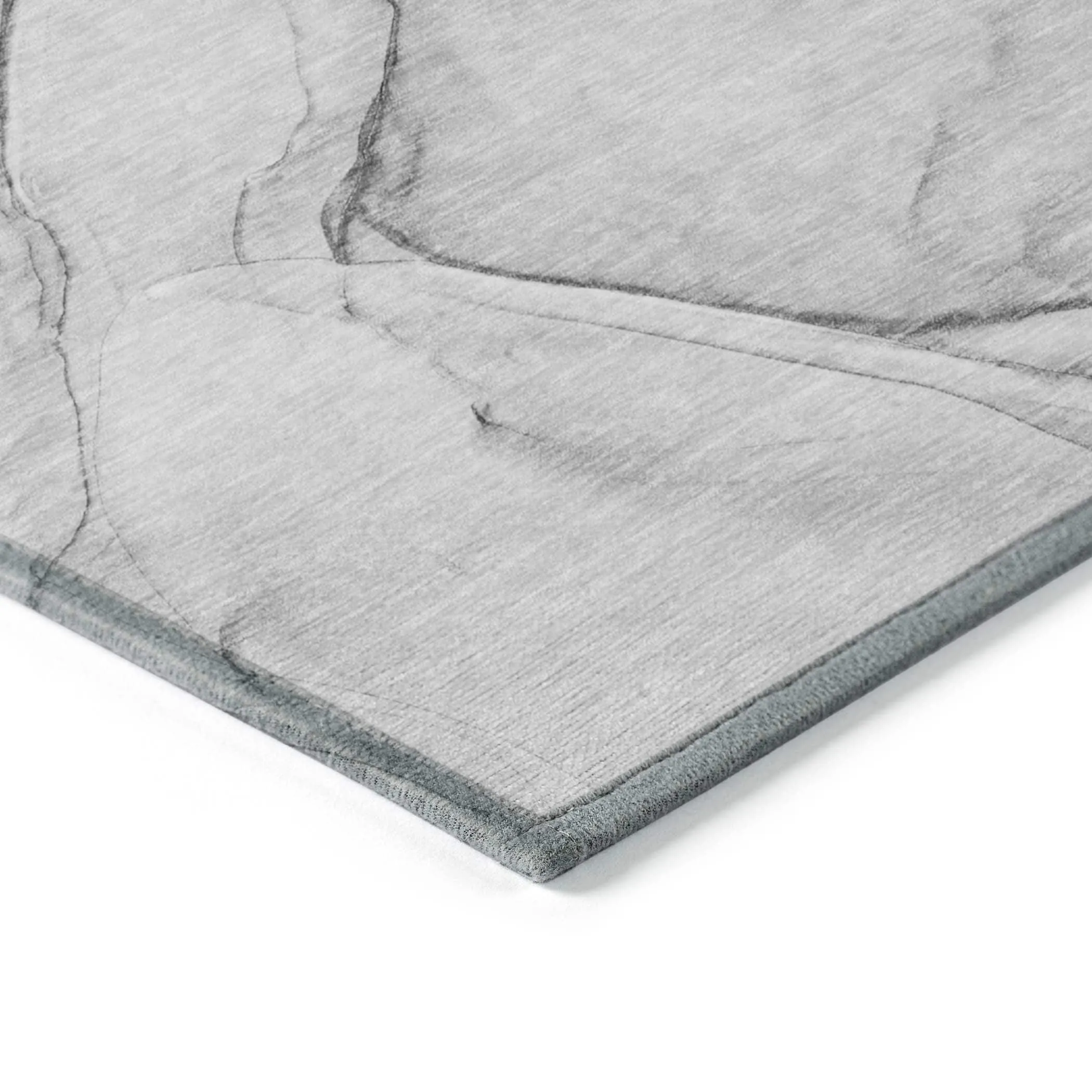 Machine Washable Indoor/ Outdoor Abstract Chantille Rug