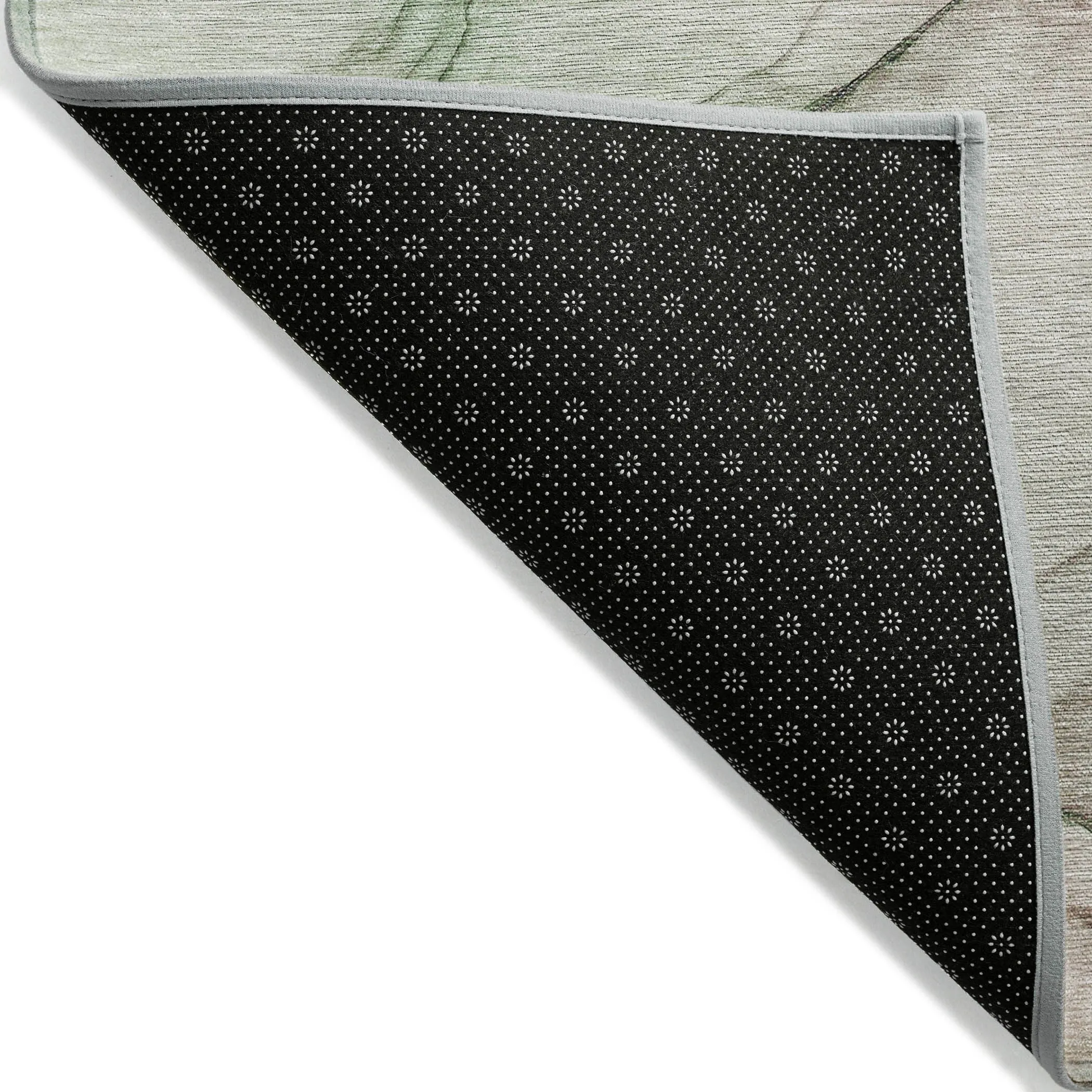 Machine Washable Indoor/ Outdoor Abstract Chantille Rug