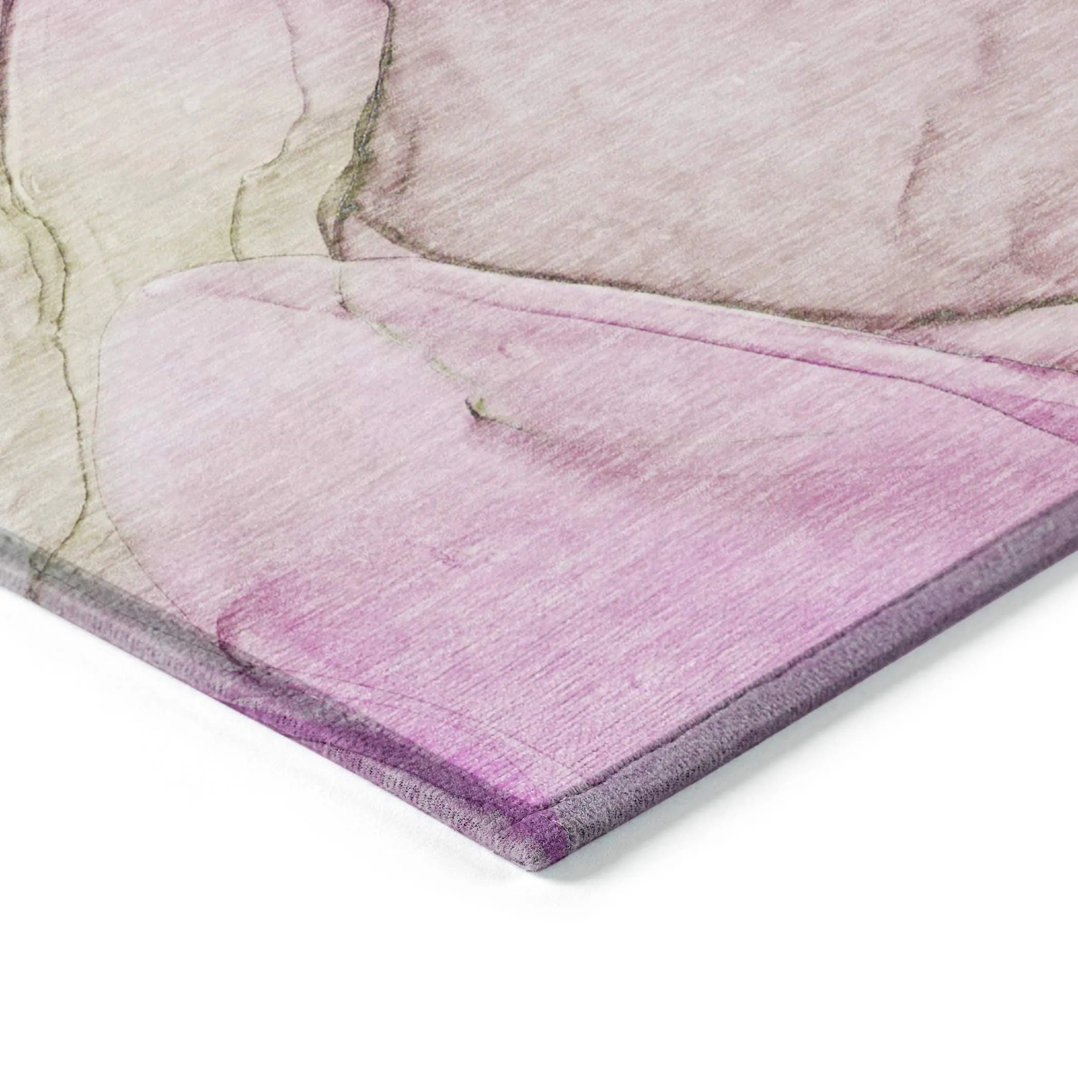 Machine Washable Indoor/ Outdoor Abstract Chantille Rug