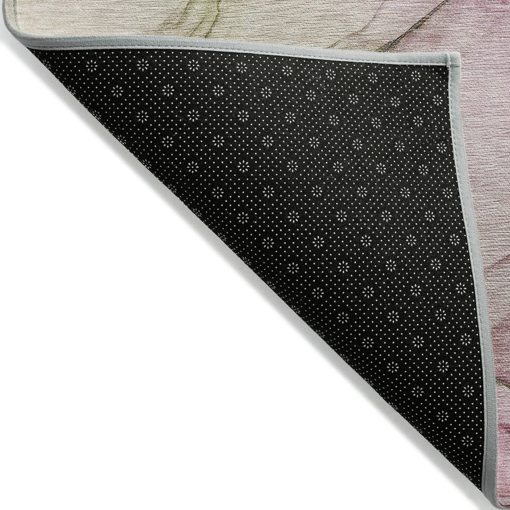 Machine Washable Indoor/ Outdoor Abstract Chantille Rug