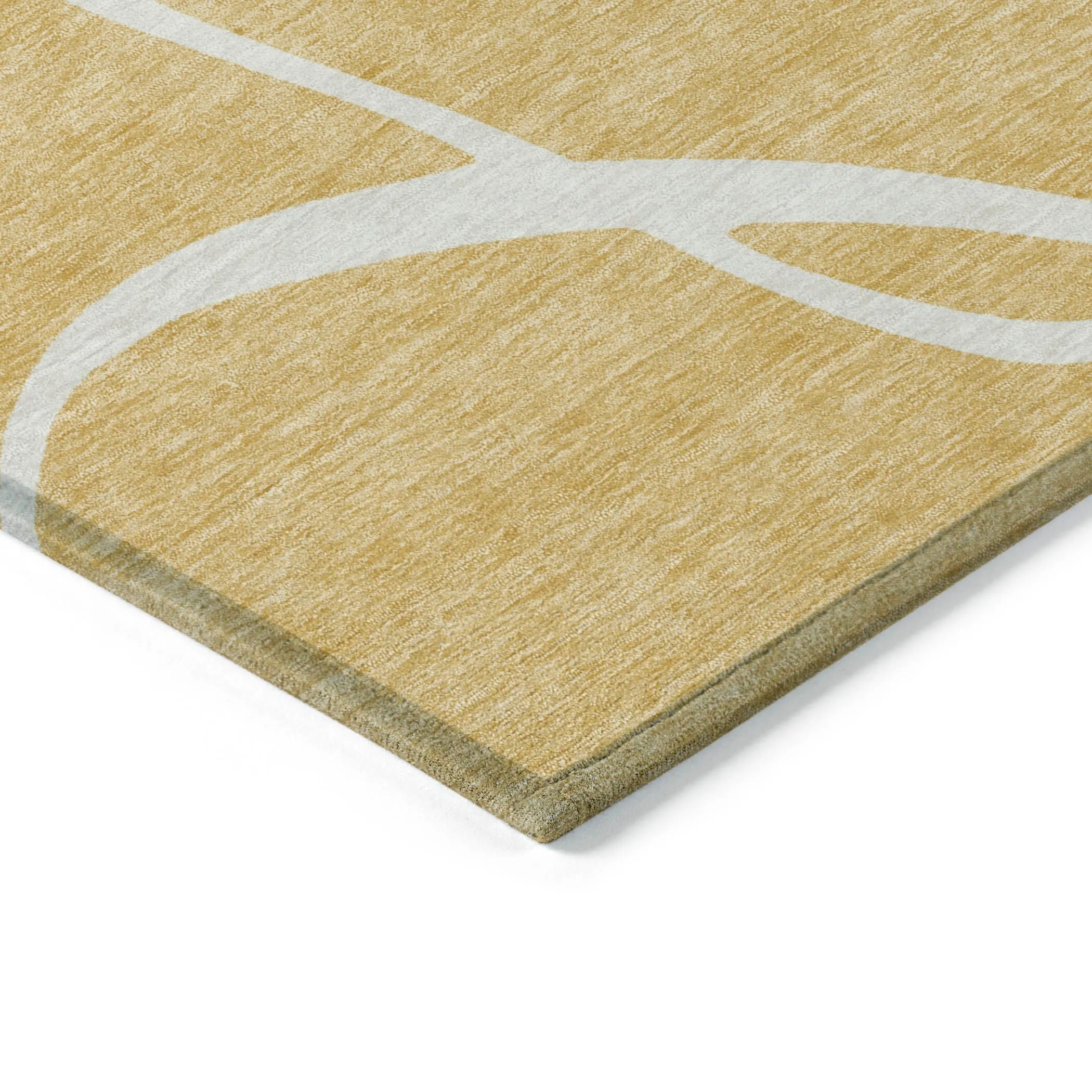 Machine Washable Indoor/ Outdoor Abstract Modern Chantille Rug