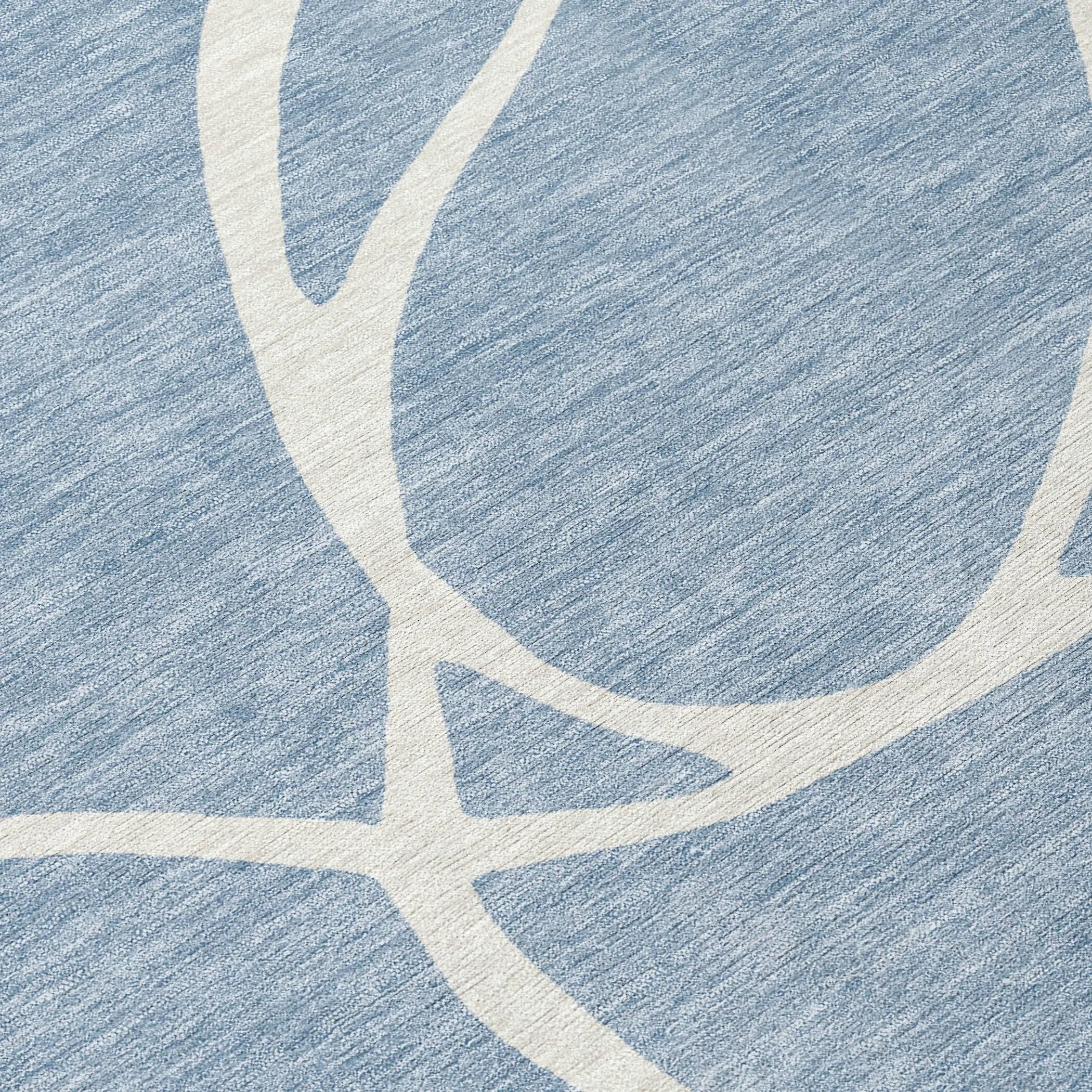 Machine Washable Indoor/ Outdoor Abstract Modern Chantille Rug