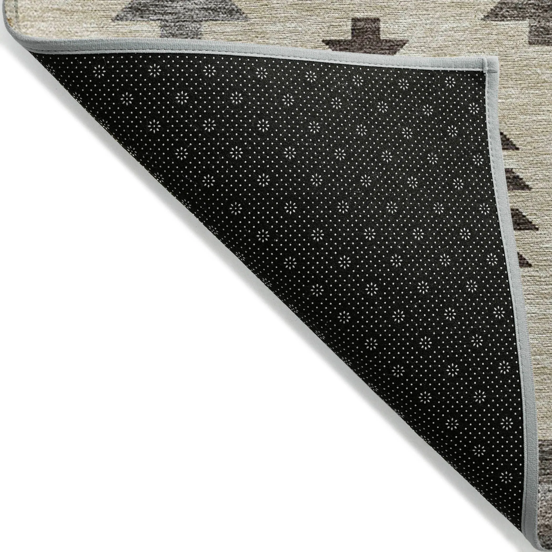 Machine Washable Indoor/ Outdoor Boho Tribal Chantille Rug