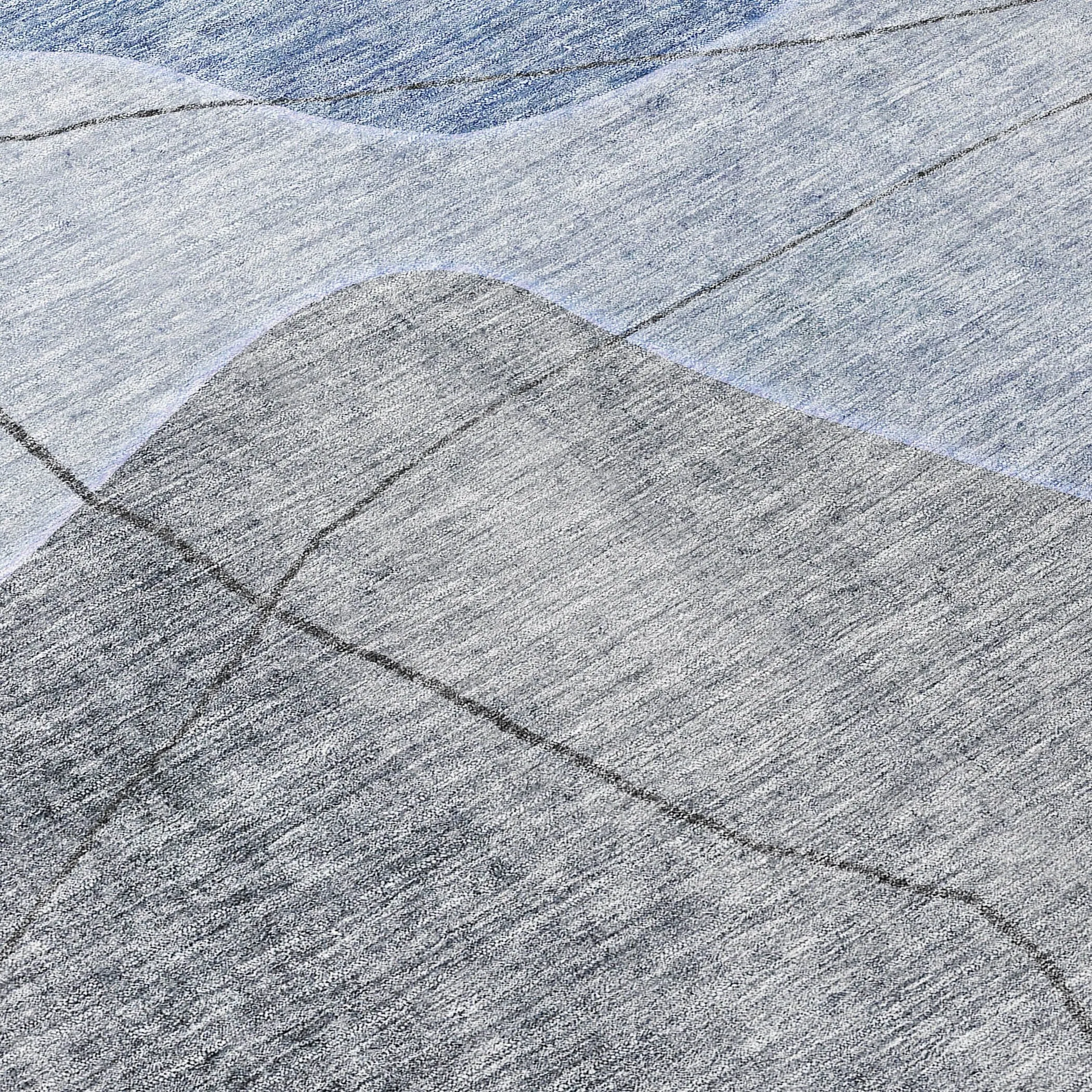 Machine Washable Indoor/ Outdoor Chantille Abstract Contemporary Rug