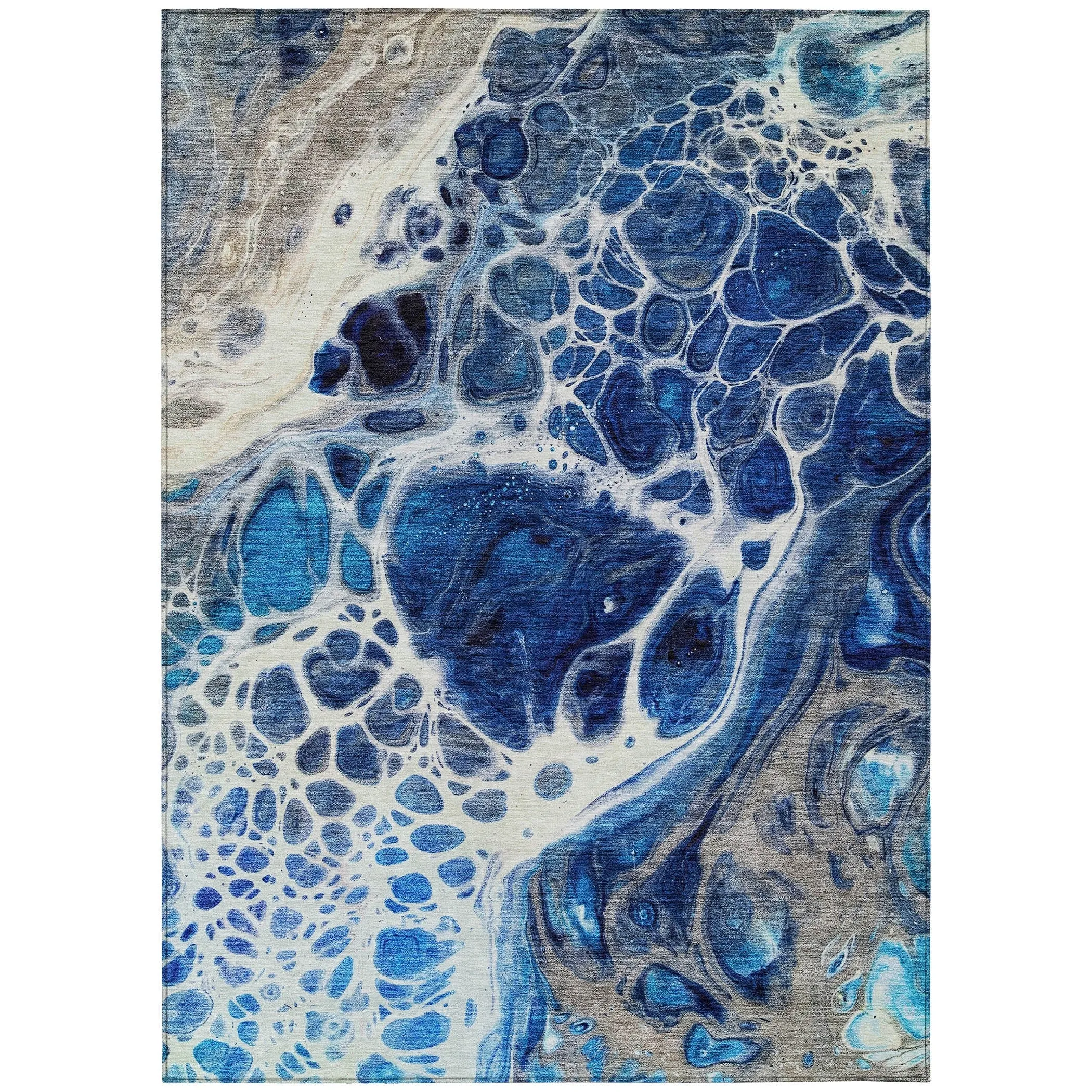 Machine Washable Indoor/ Outdoor Chantille Contemporary Rug
