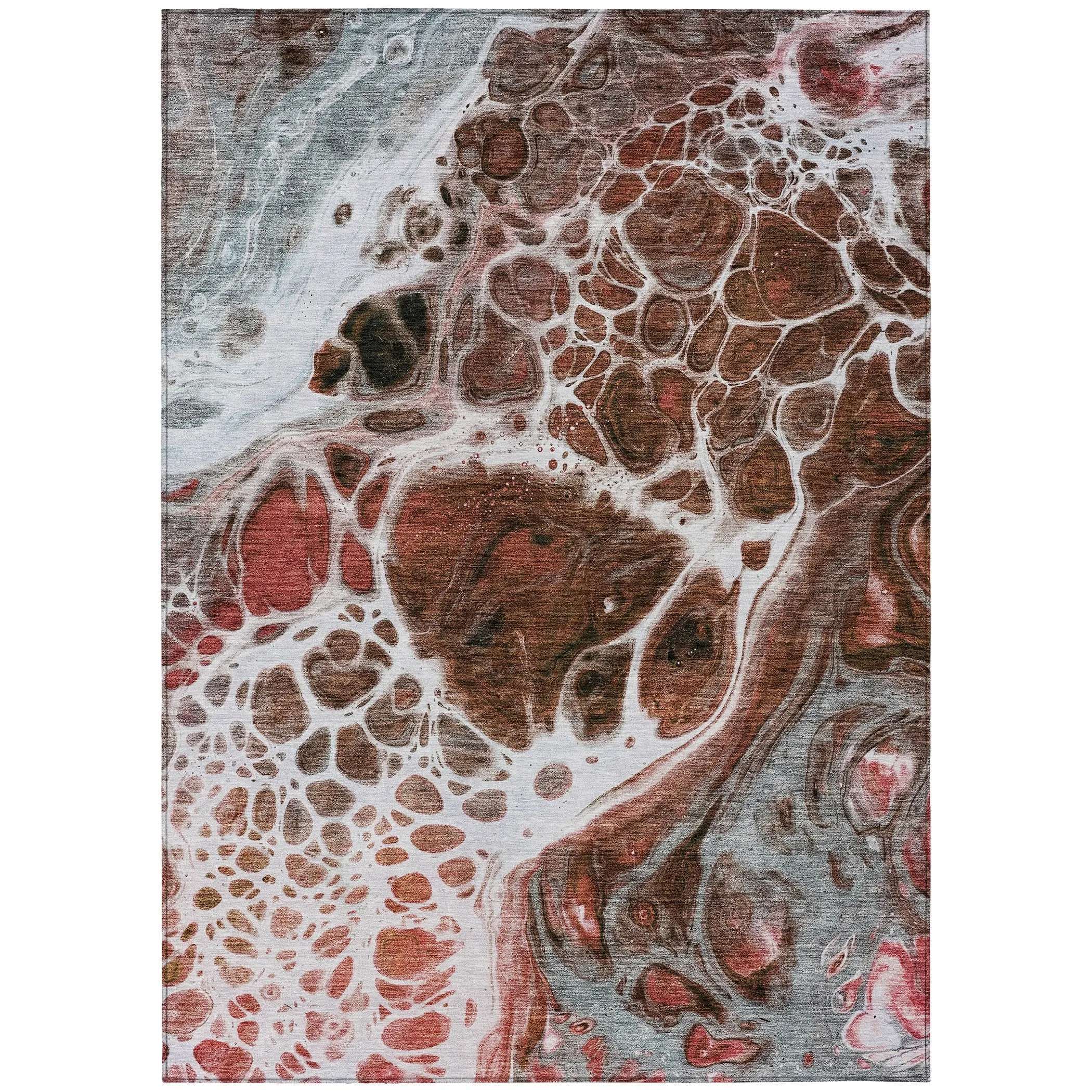 Machine Washable Indoor/ Outdoor Chantille Contemporary Rug