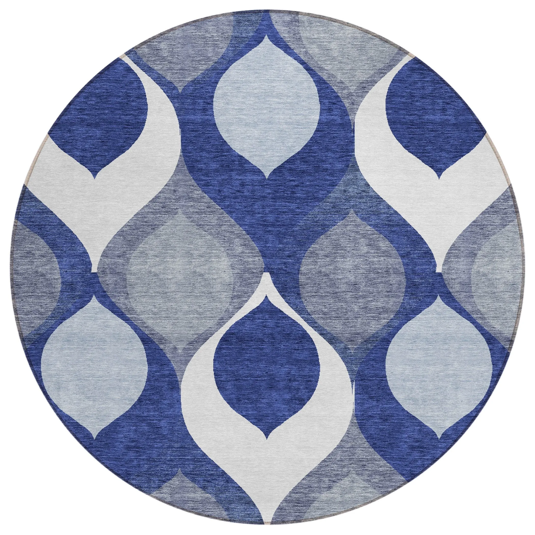 Machine Washable Indoor/ Outdoor Chantille Geo Contemporary Rug