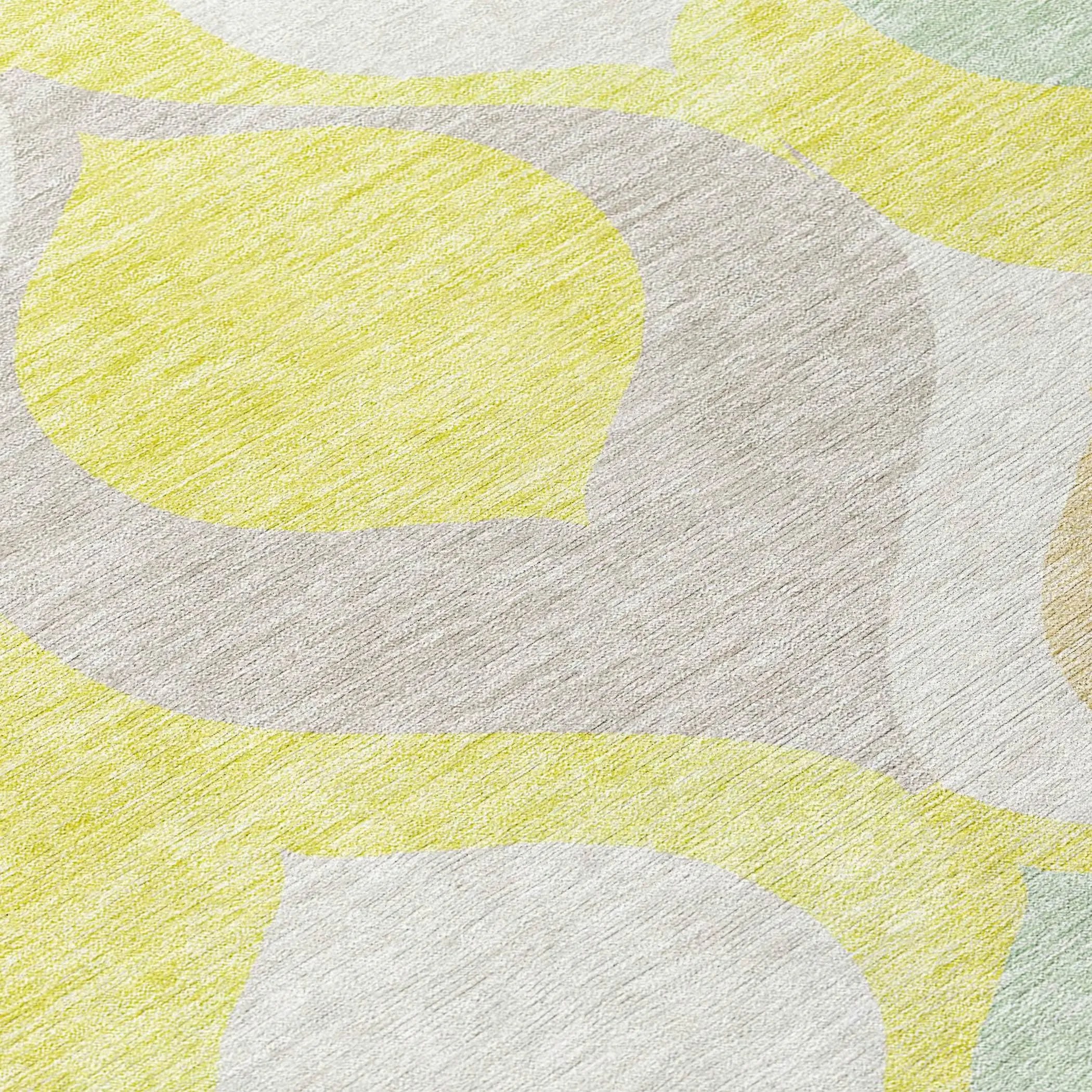 Machine Washable Indoor/ Outdoor Chantille Geo Contemporary Rug