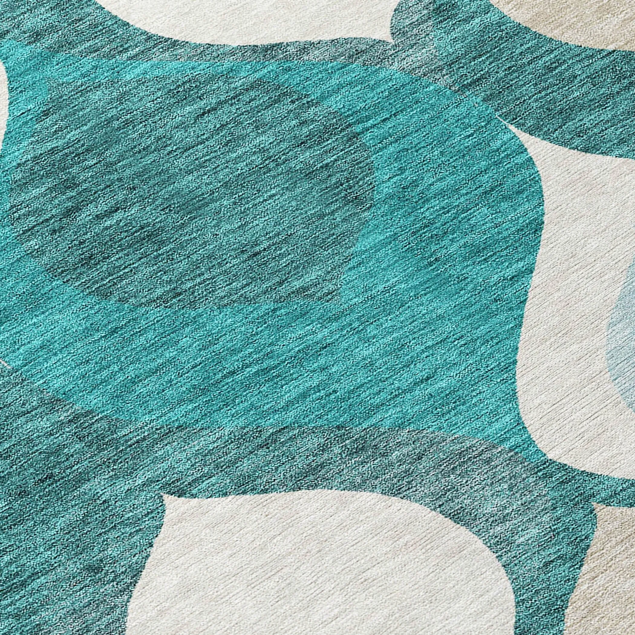 Machine Washable Indoor/ Outdoor Chantille Geo Contemporary Rug