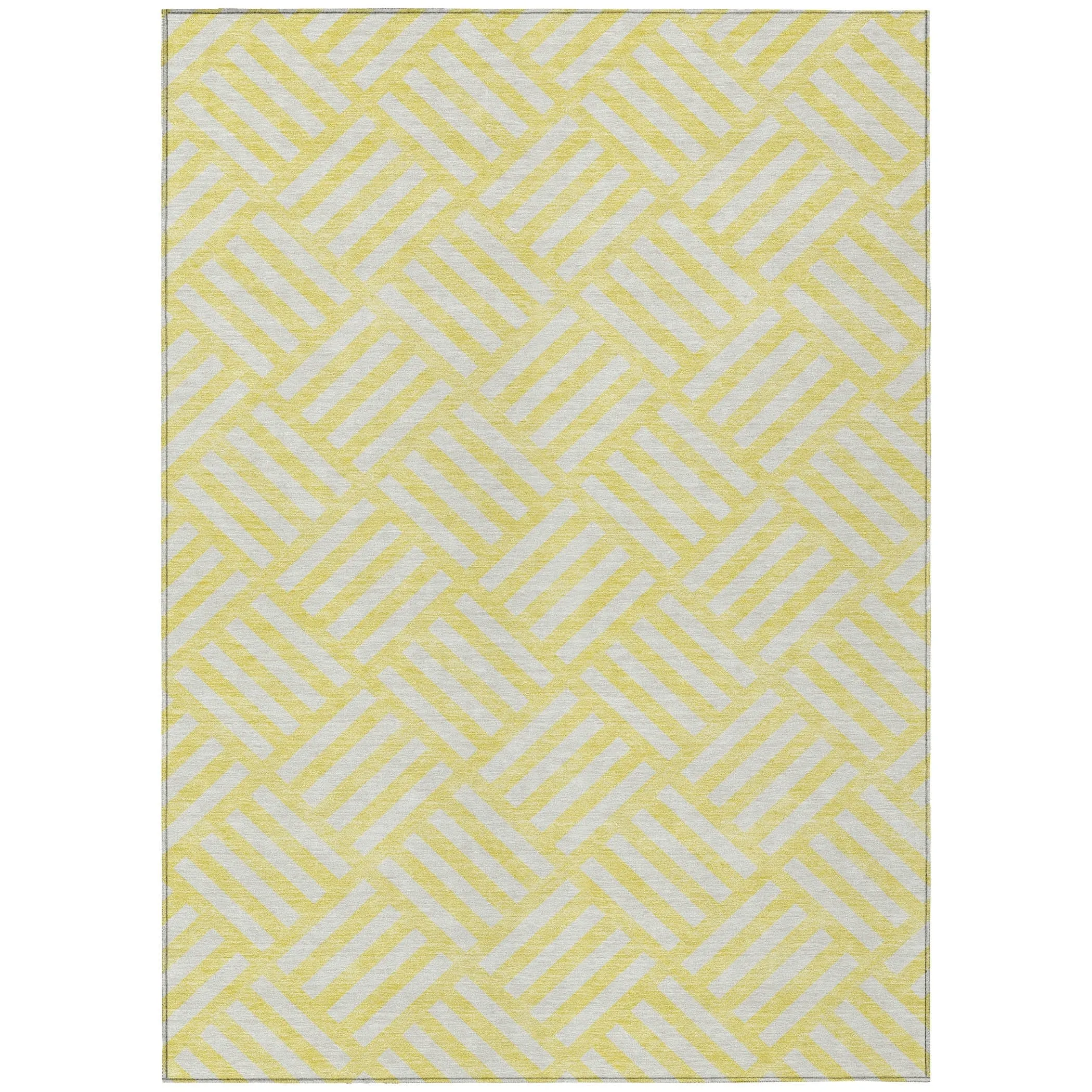 Machine Washable Indoor/ Outdoor Chantille Geo Contemporary Rug