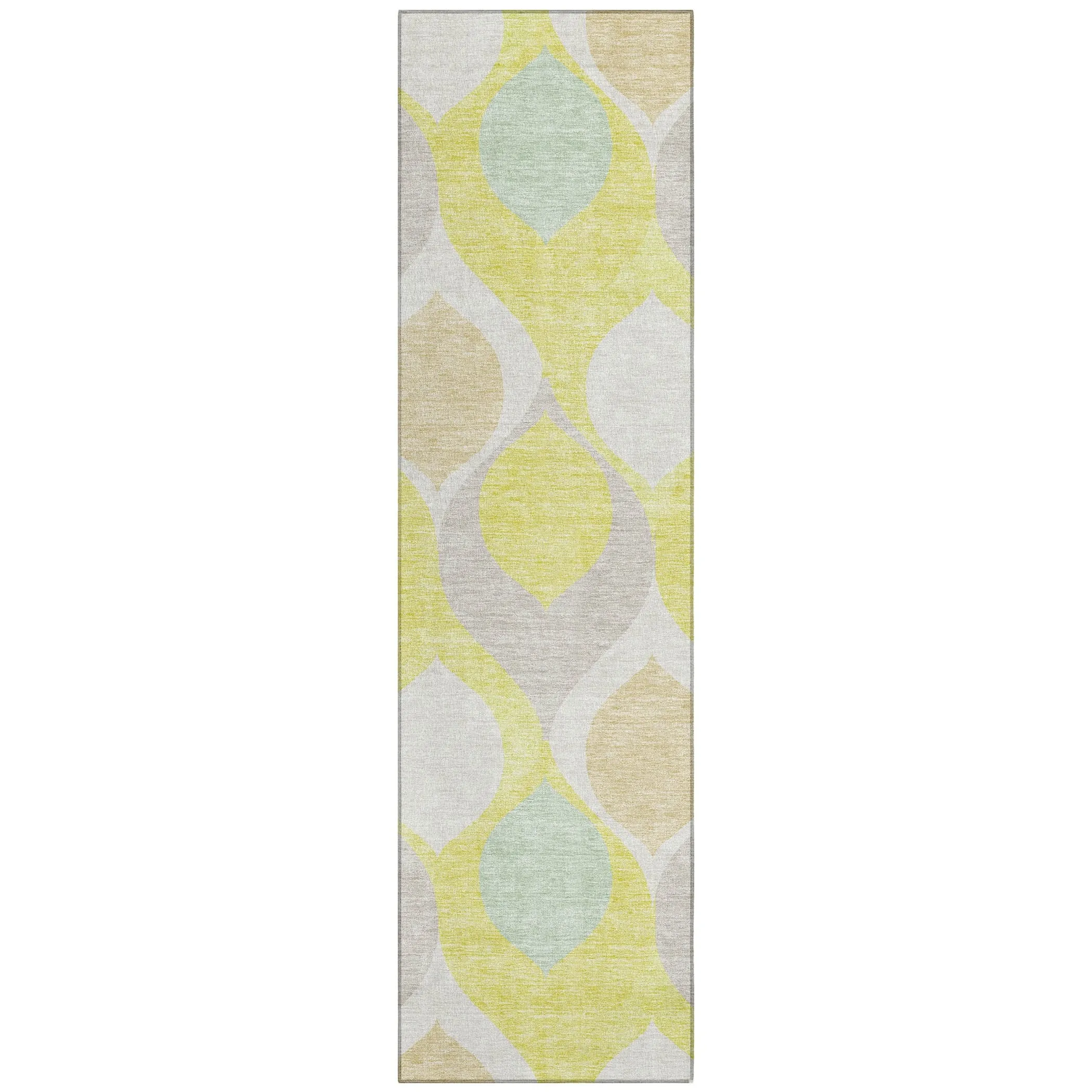 Machine Washable Indoor/ Outdoor Chantille Geo Contemporary Rug