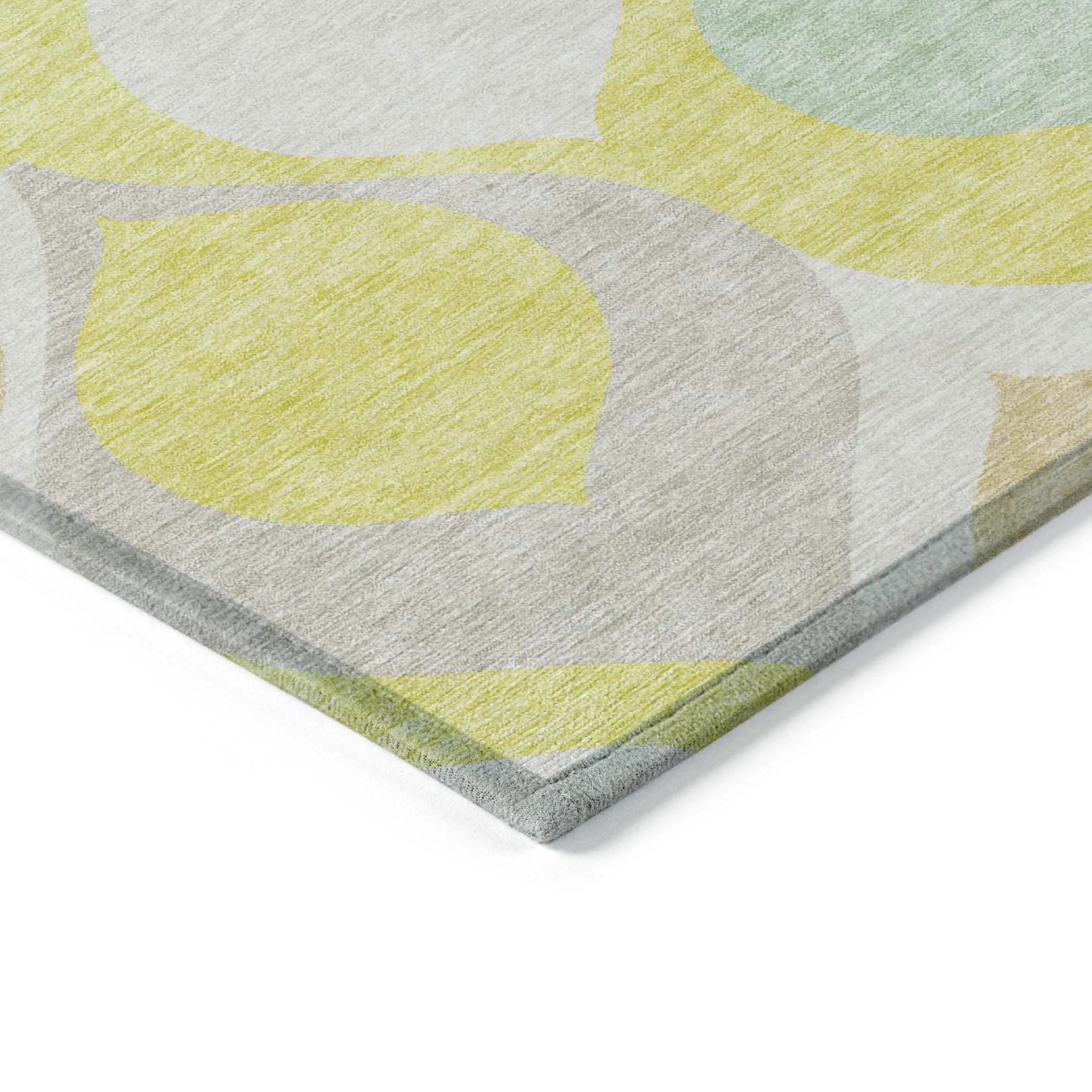 Machine Washable Indoor/ Outdoor Chantille Geo Contemporary Rug