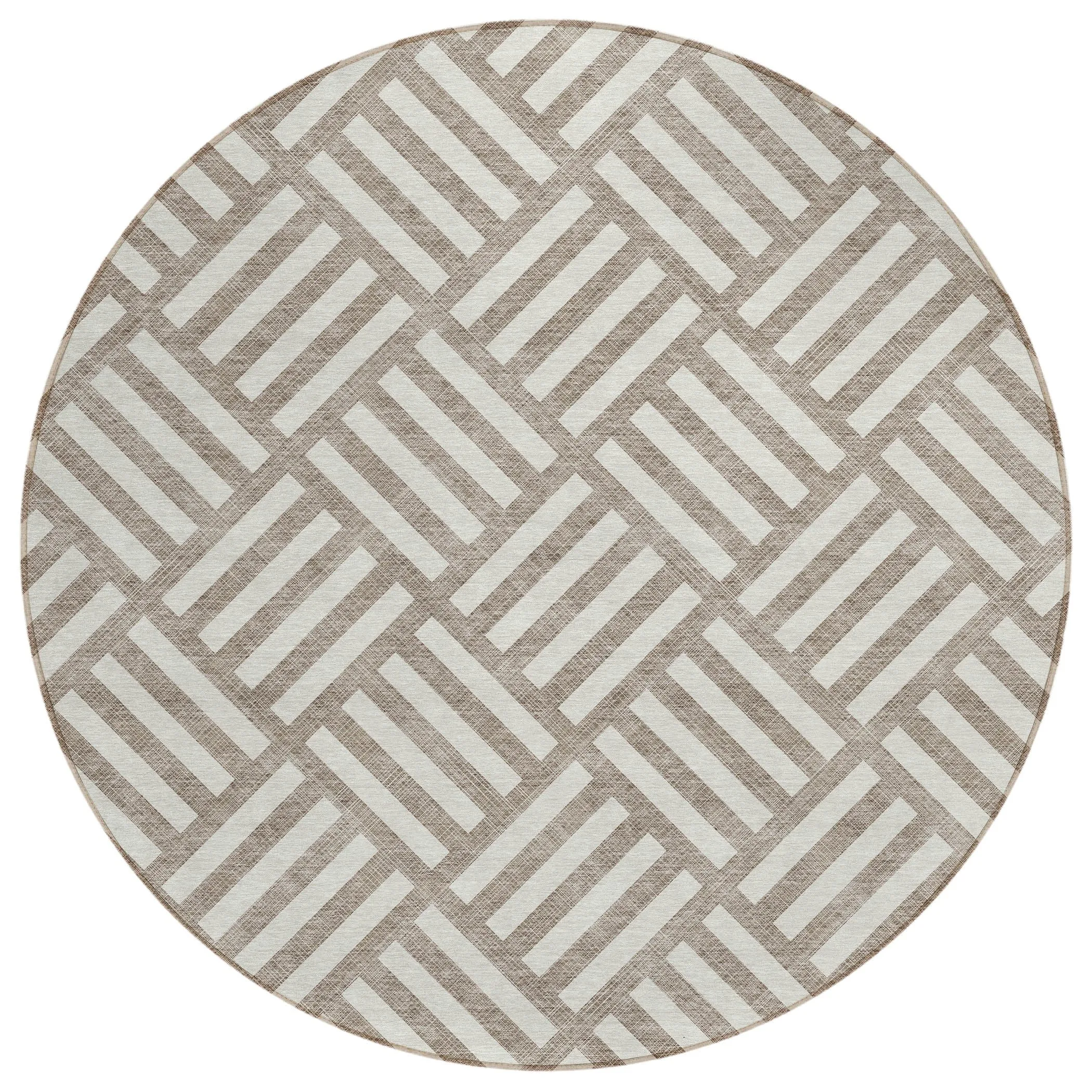 Machine Washable Indoor/ Outdoor Chantille Geo Contemporary Rug
