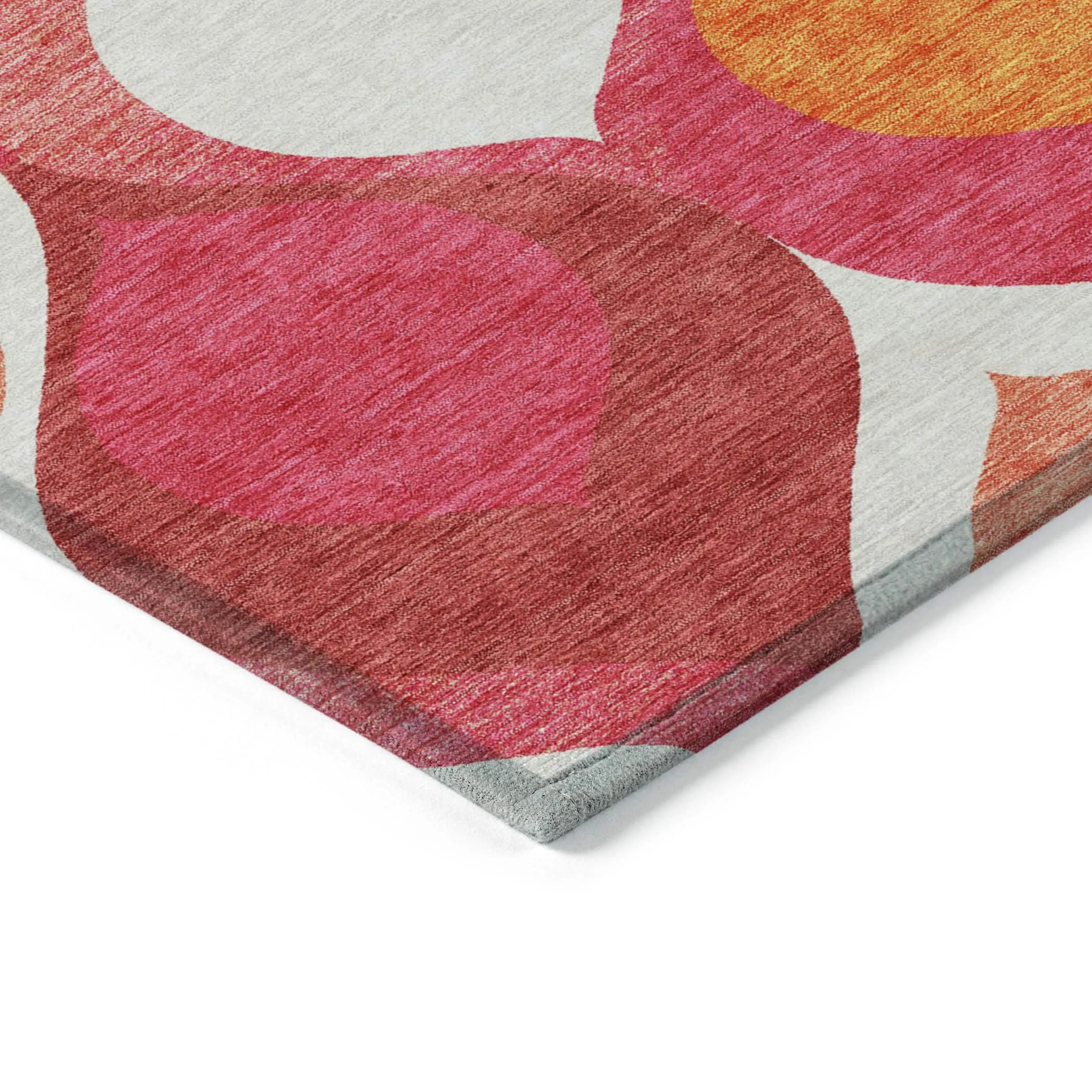Machine Washable Indoor/ Outdoor Chantille Geo Contemporary Rug