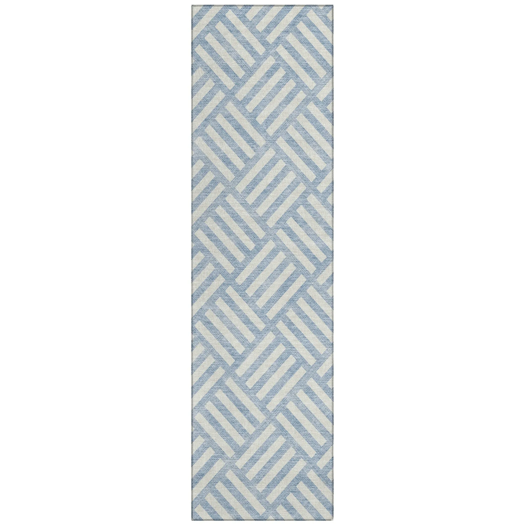 Machine Washable Indoor/ Outdoor Chantille Geo Contemporary Rug