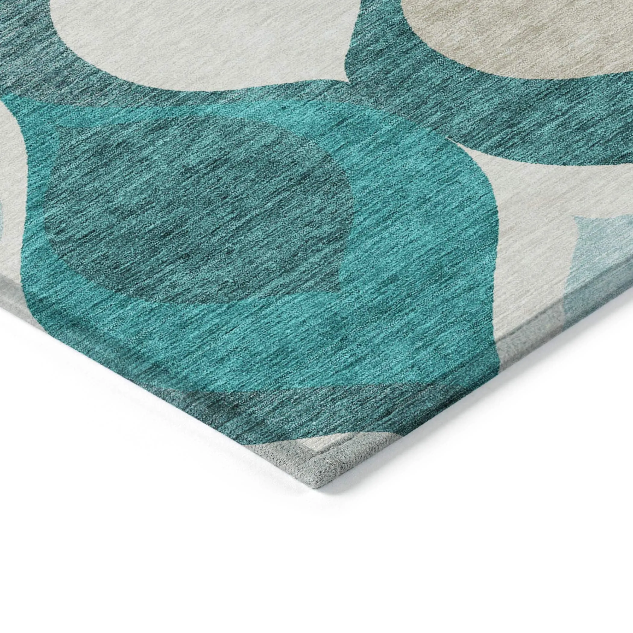 Machine Washable Indoor/ Outdoor Chantille Geo Contemporary Rug