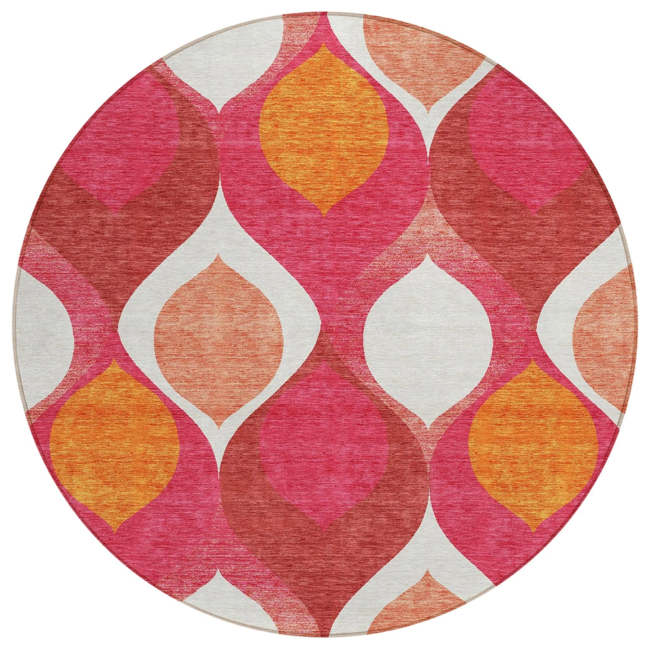 Machine Washable Indoor/ Outdoor Chantille Geo Contemporary Rug
