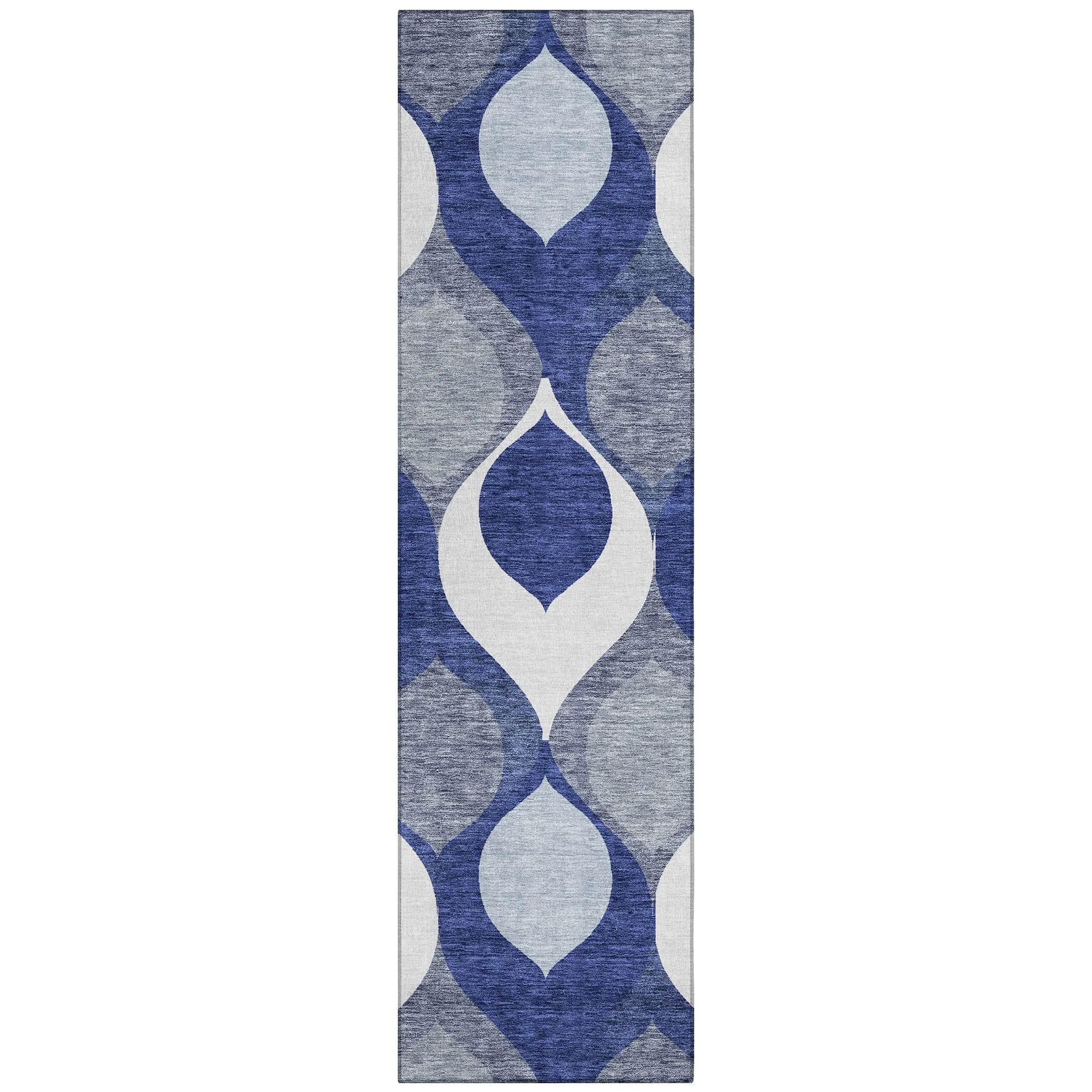 Machine Washable Indoor/ Outdoor Chantille Geo Contemporary Rug