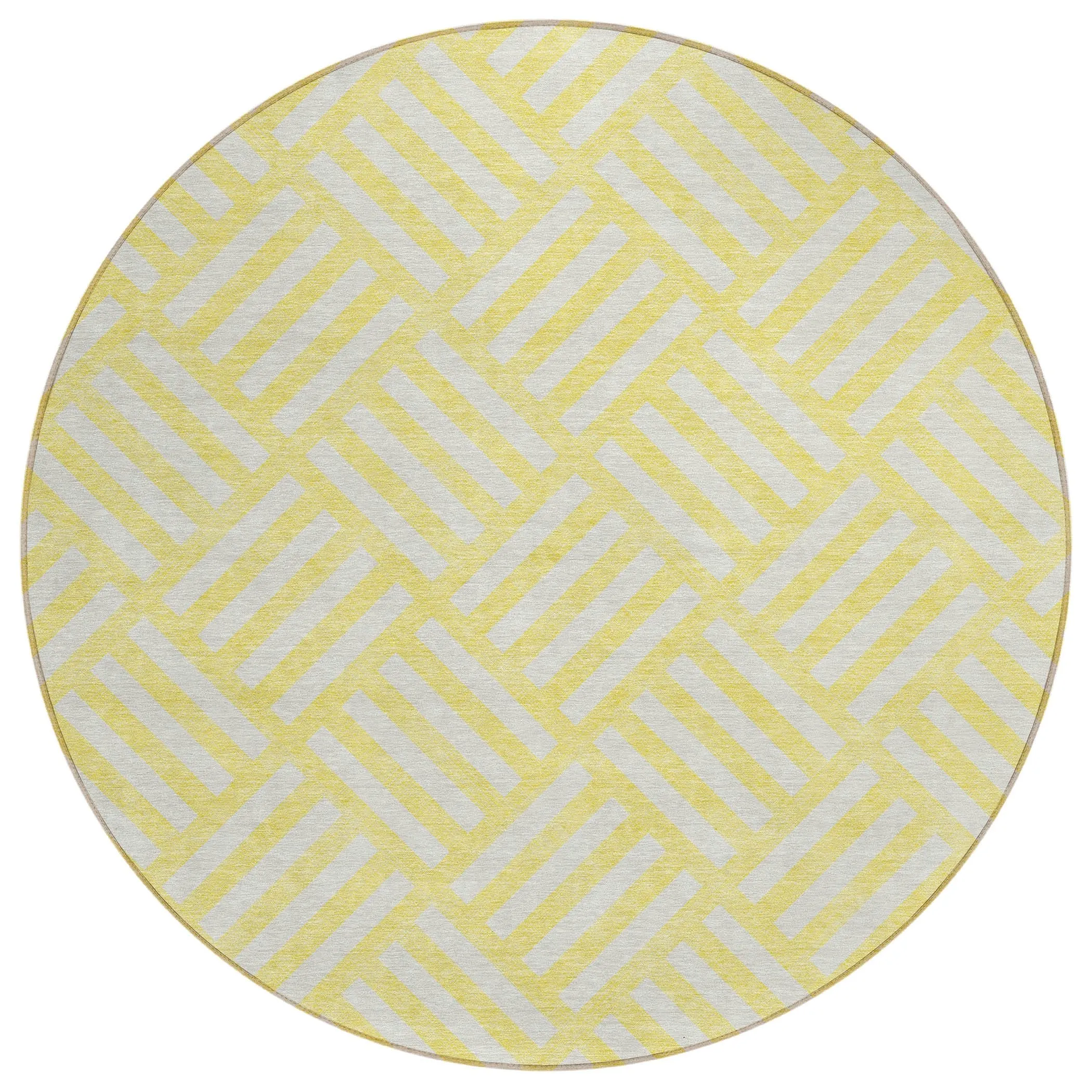 Machine Washable Indoor/ Outdoor Chantille Geo Contemporary Rug