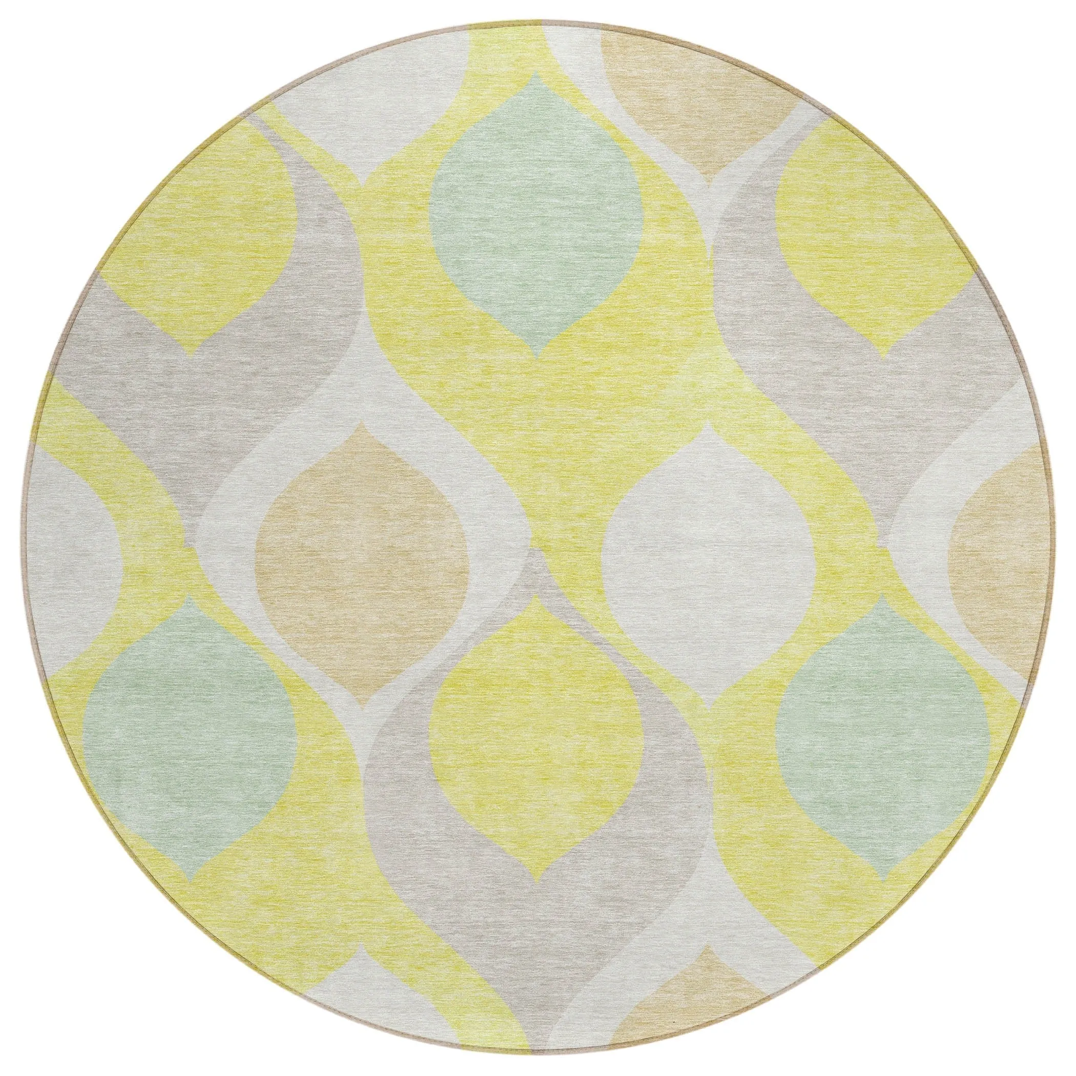 Machine Washable Indoor/ Outdoor Chantille Geo Contemporary Rug
