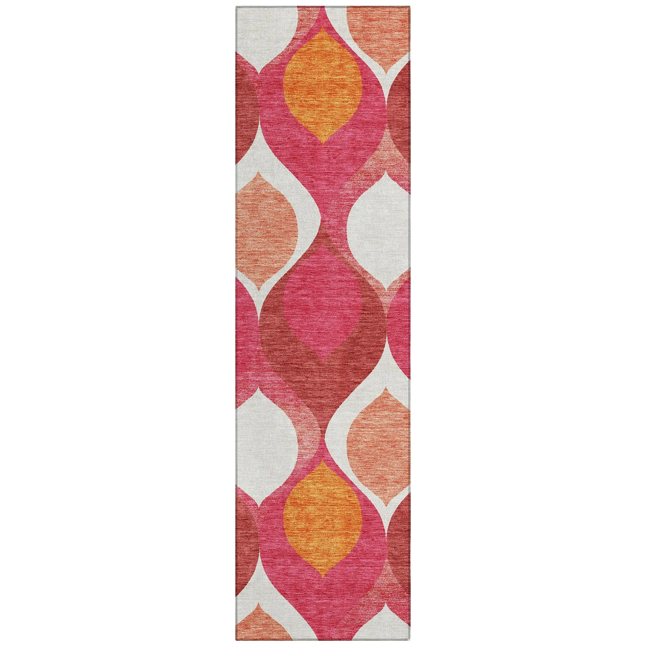 Machine Washable Indoor/ Outdoor Chantille Geo Contemporary Rug