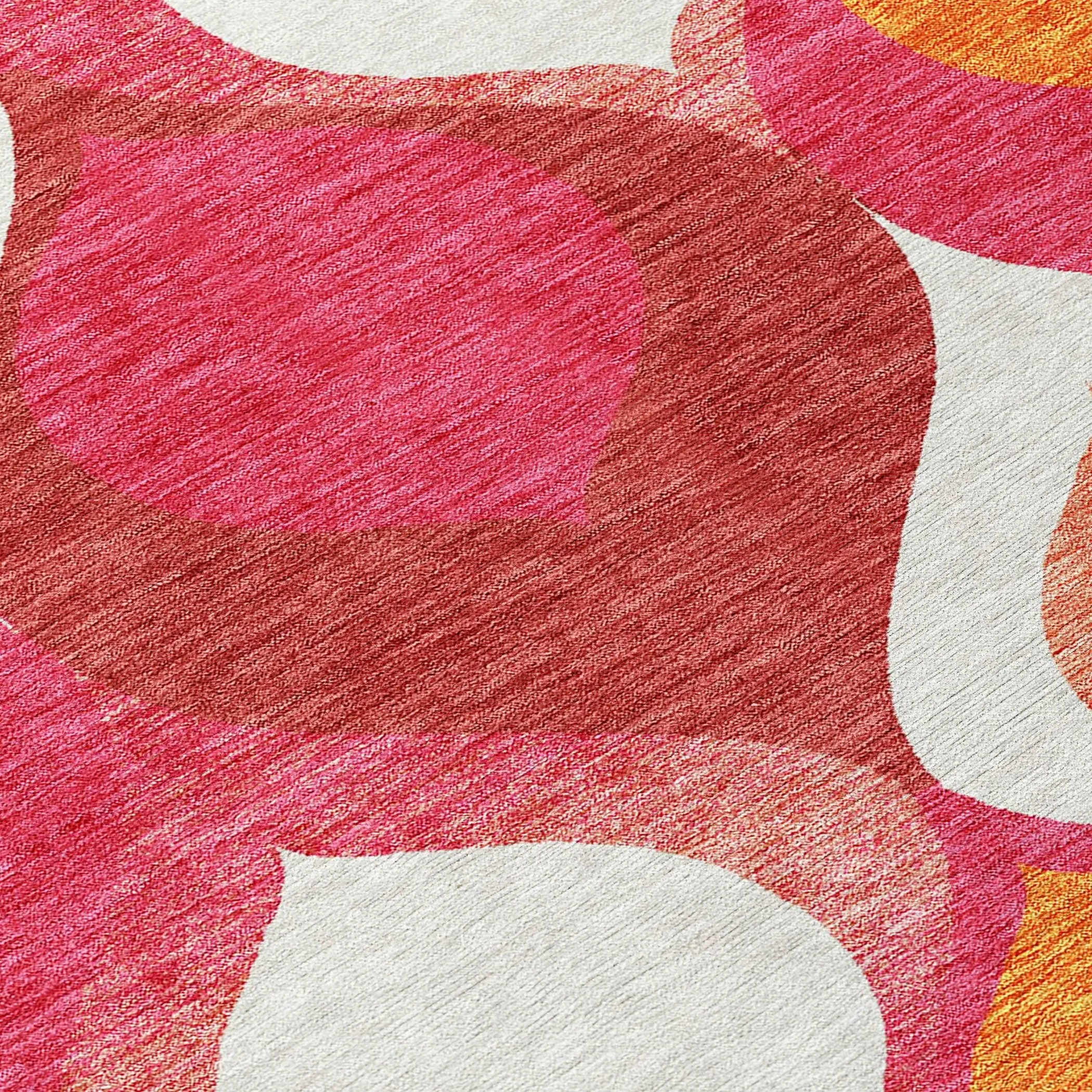 Machine Washable Indoor/ Outdoor Chantille Geo Contemporary Rug