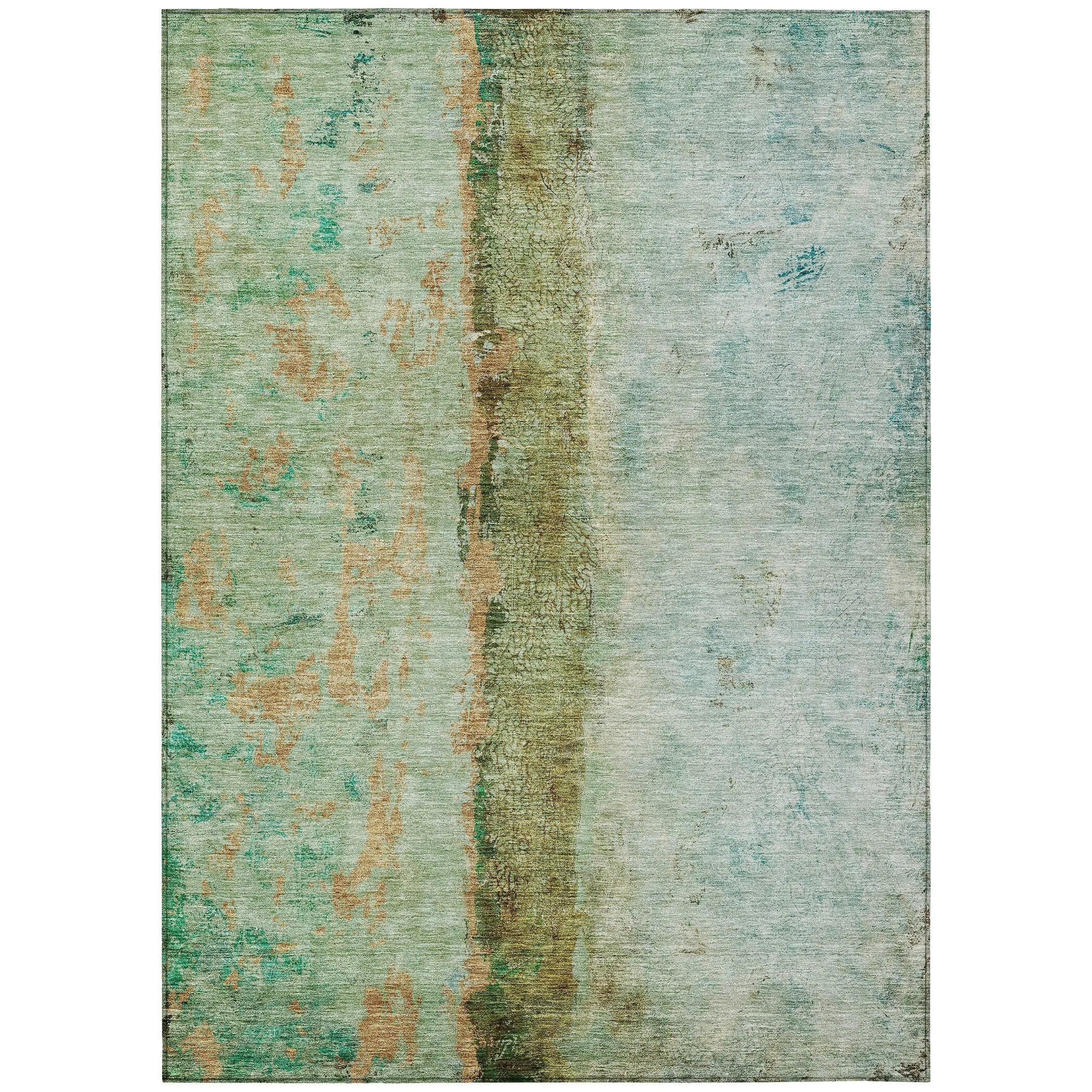 Machine Washable Indoor/ Outdoor Chantille Modern Contemporary Rug