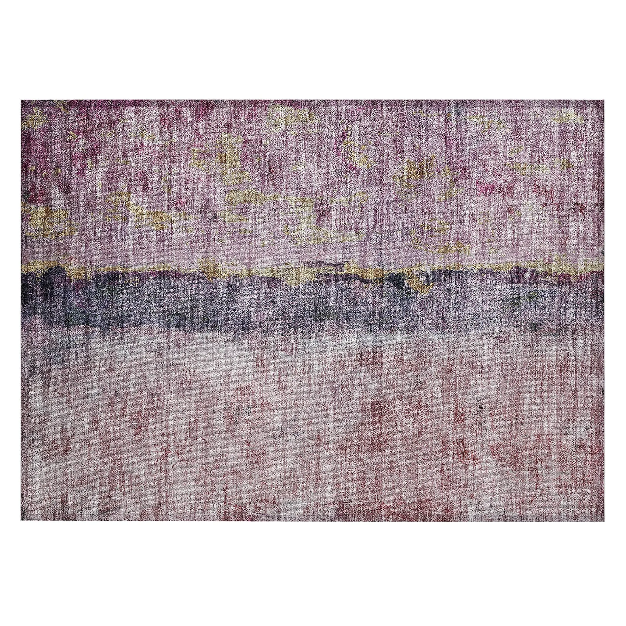 Machine Washable Indoor/ Outdoor Chantille Modern Contemporary Rug