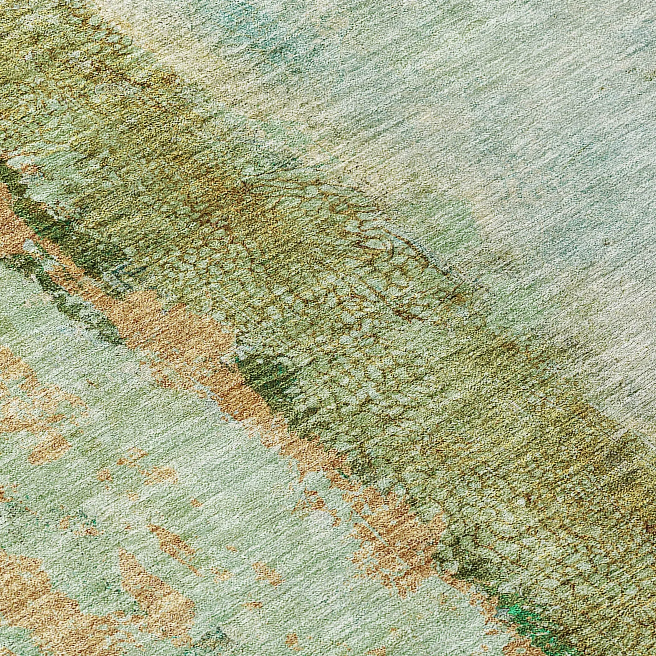 Machine Washable Indoor/ Outdoor Chantille Modern Contemporary Rug