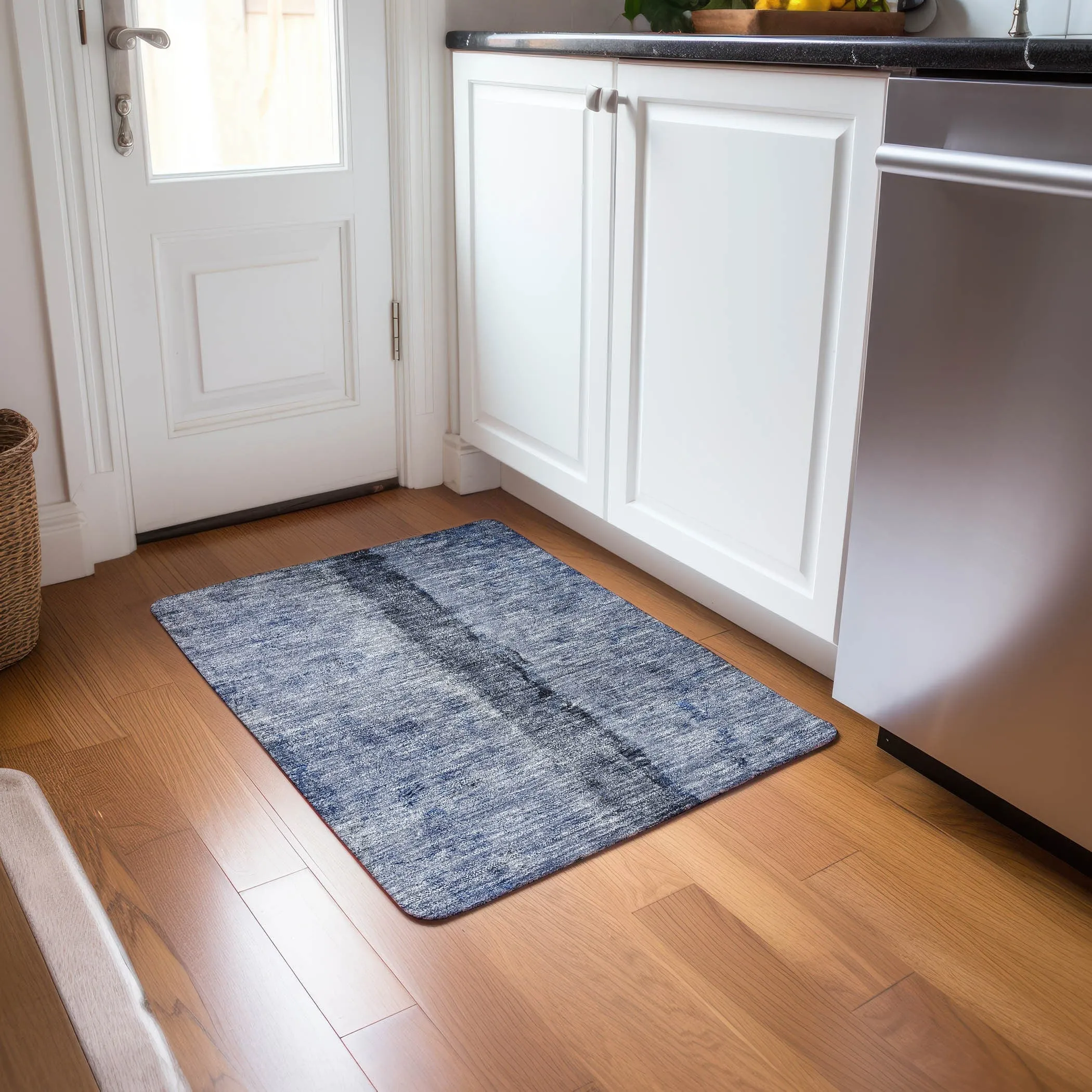 Machine Washable Indoor/ Outdoor Chantille Modern Contemporary Rug