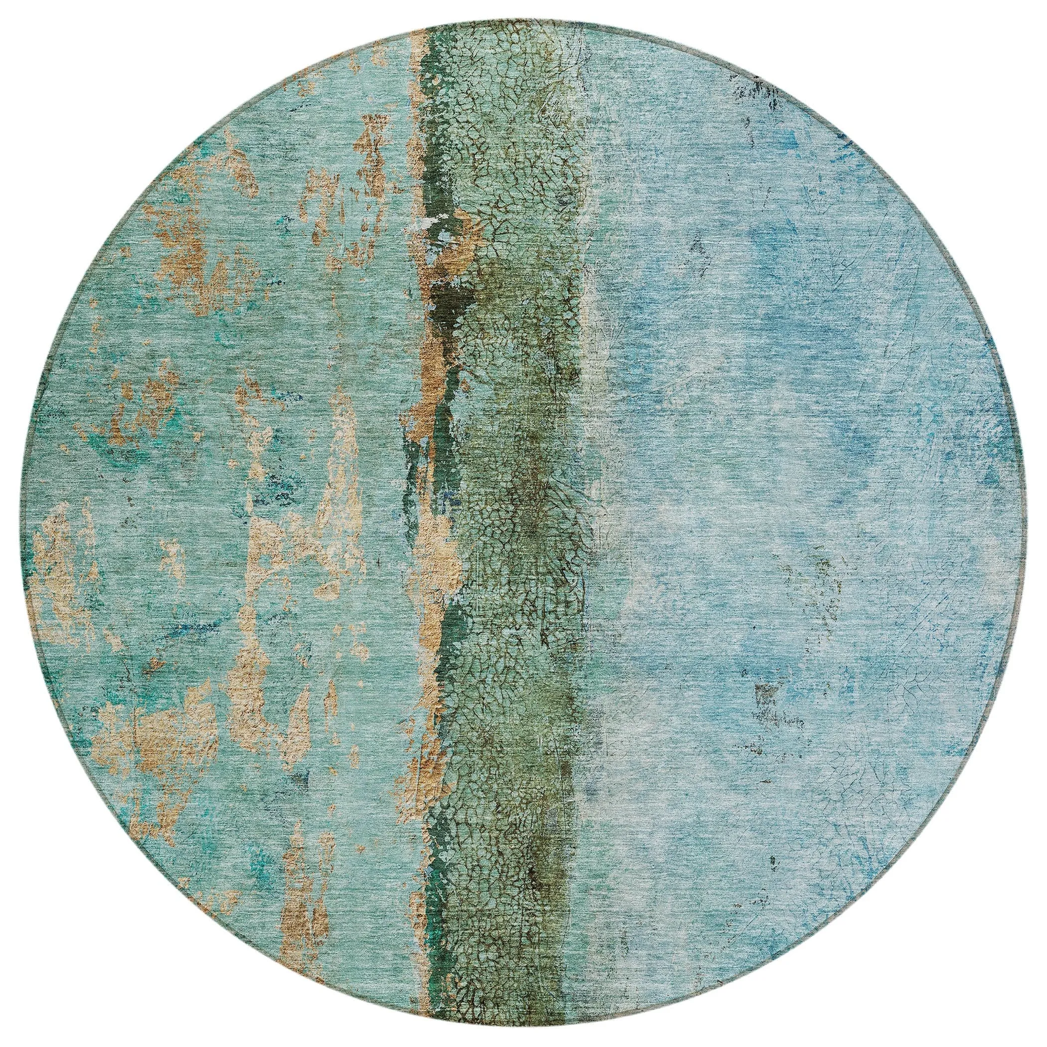 Machine Washable Indoor/ Outdoor Chantille Modern Contemporary Rug