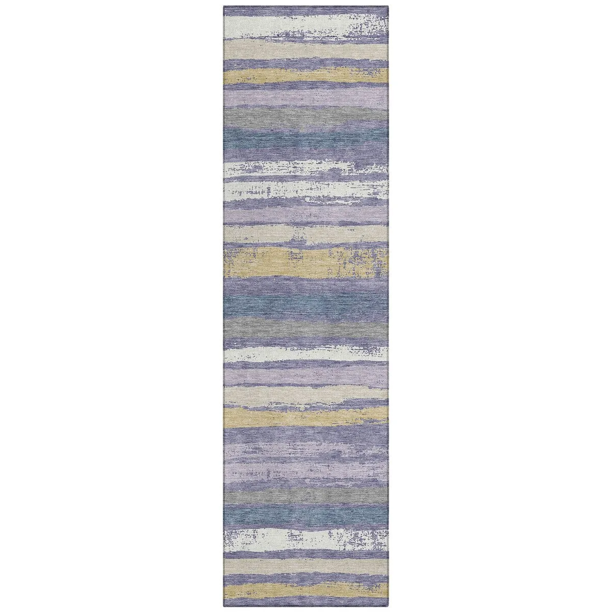 Machine Washable Indoor/ Outdoor Chantille Stripe Rug