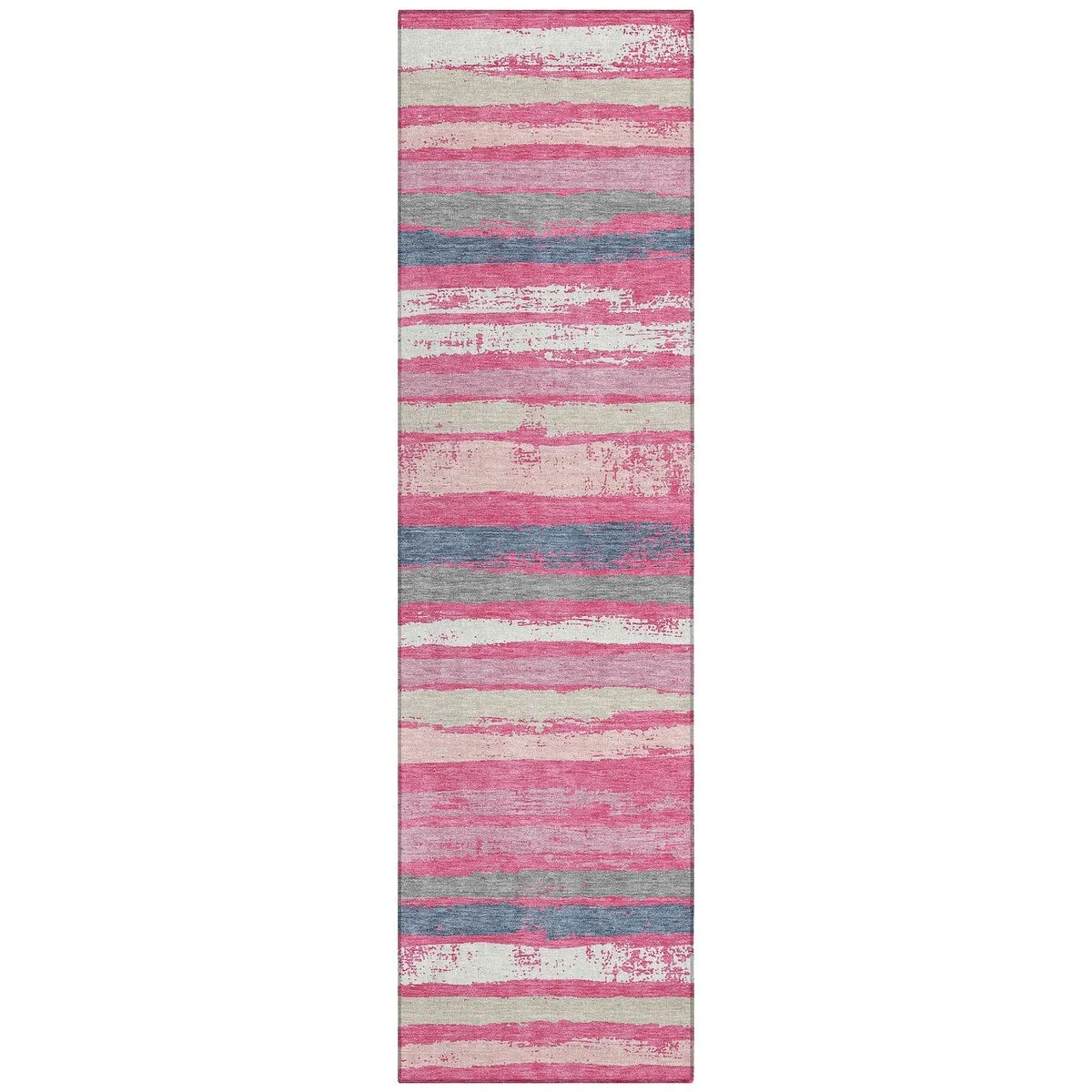 Machine Washable Indoor/ Outdoor Chantille Stripe Rug