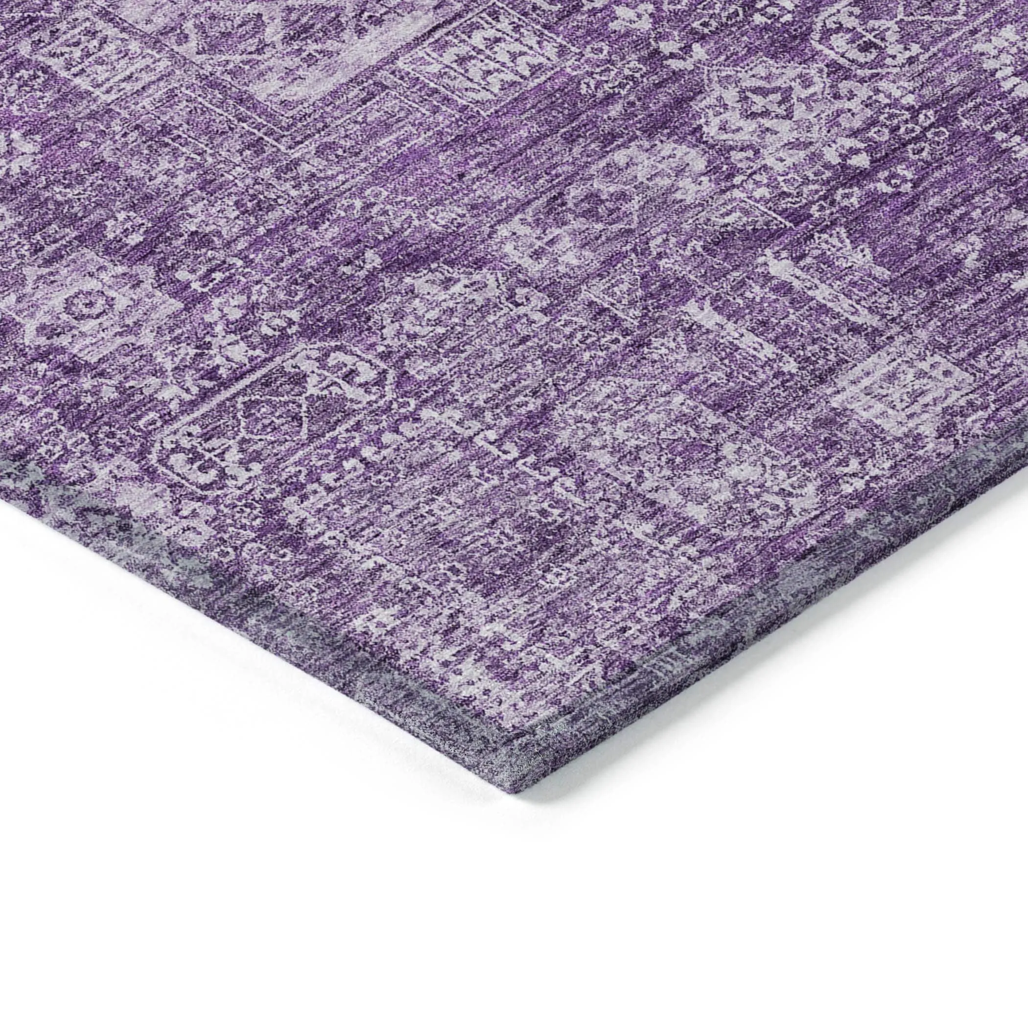 Machine Washable Indoor/ Outdoor Chantille Traditional Vintage Rug