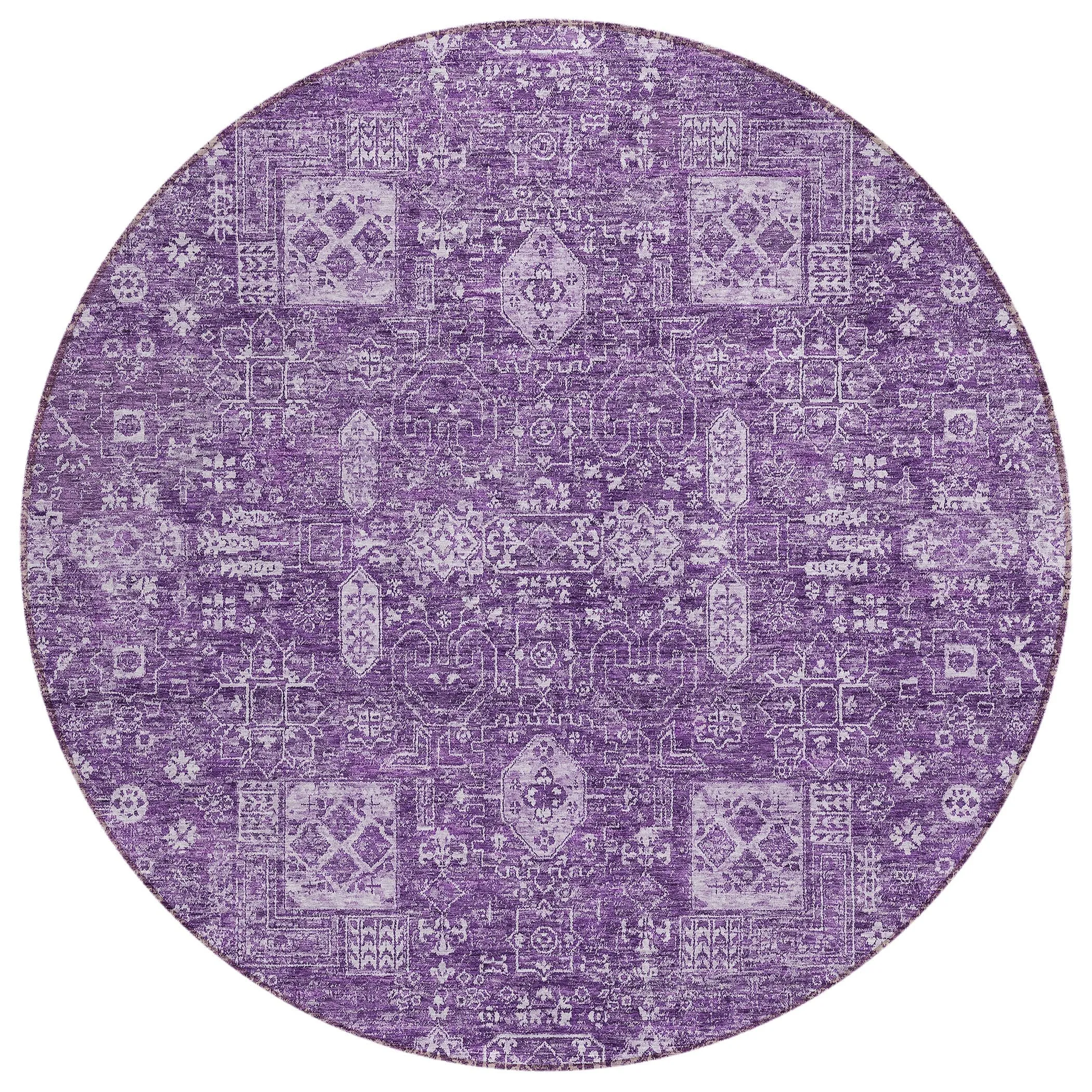 Machine Washable Indoor/ Outdoor Chantille Traditional Vintage Rug
