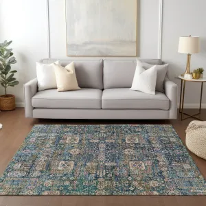 Machine Washable Indoor/ Outdoor Chantille Traditional Vintage Rug