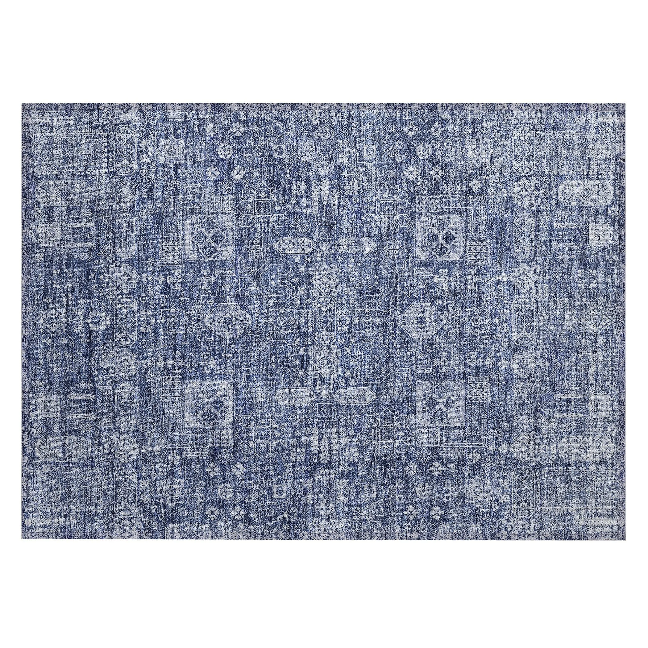 Machine Washable Indoor/ Outdoor Chantille Traditional Vintage Rug