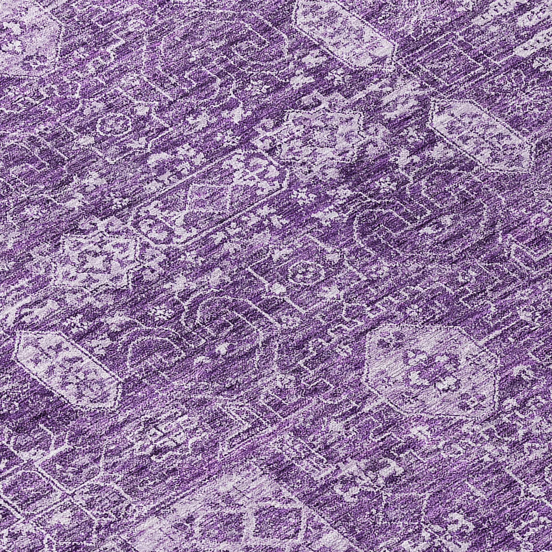 Machine Washable Indoor/ Outdoor Chantille Traditional Vintage Rug