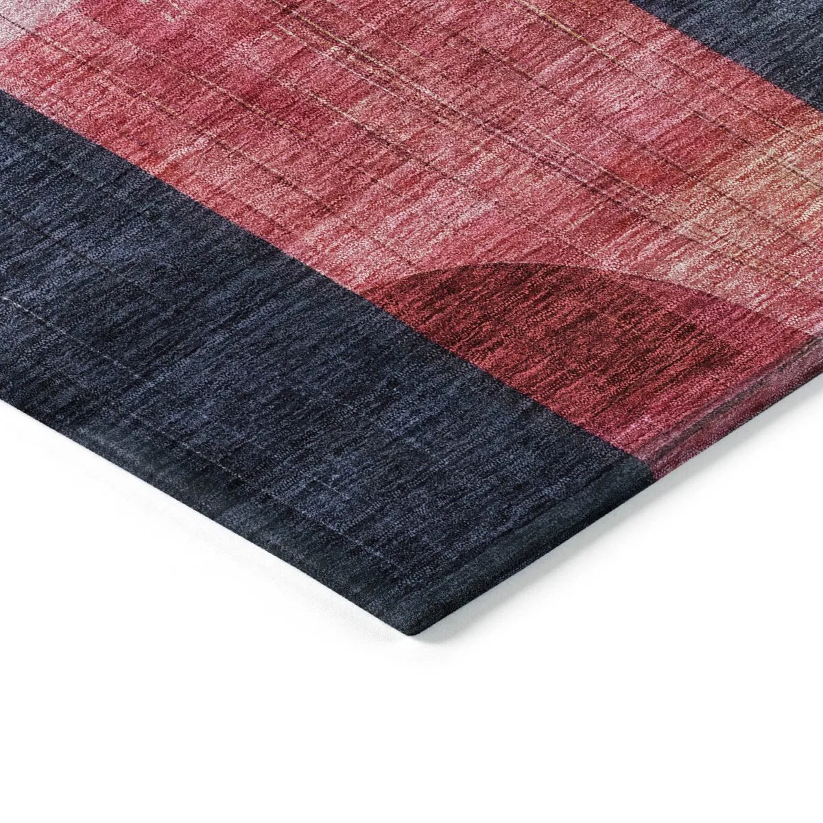 Machine Washable Indoor/ Outdoor Contemporary Deco Chantille Rug