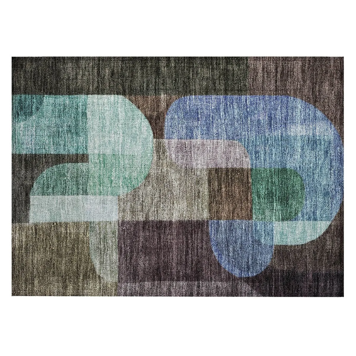 Machine Washable Indoor/ Outdoor Contemporary Deco Chantille Rug