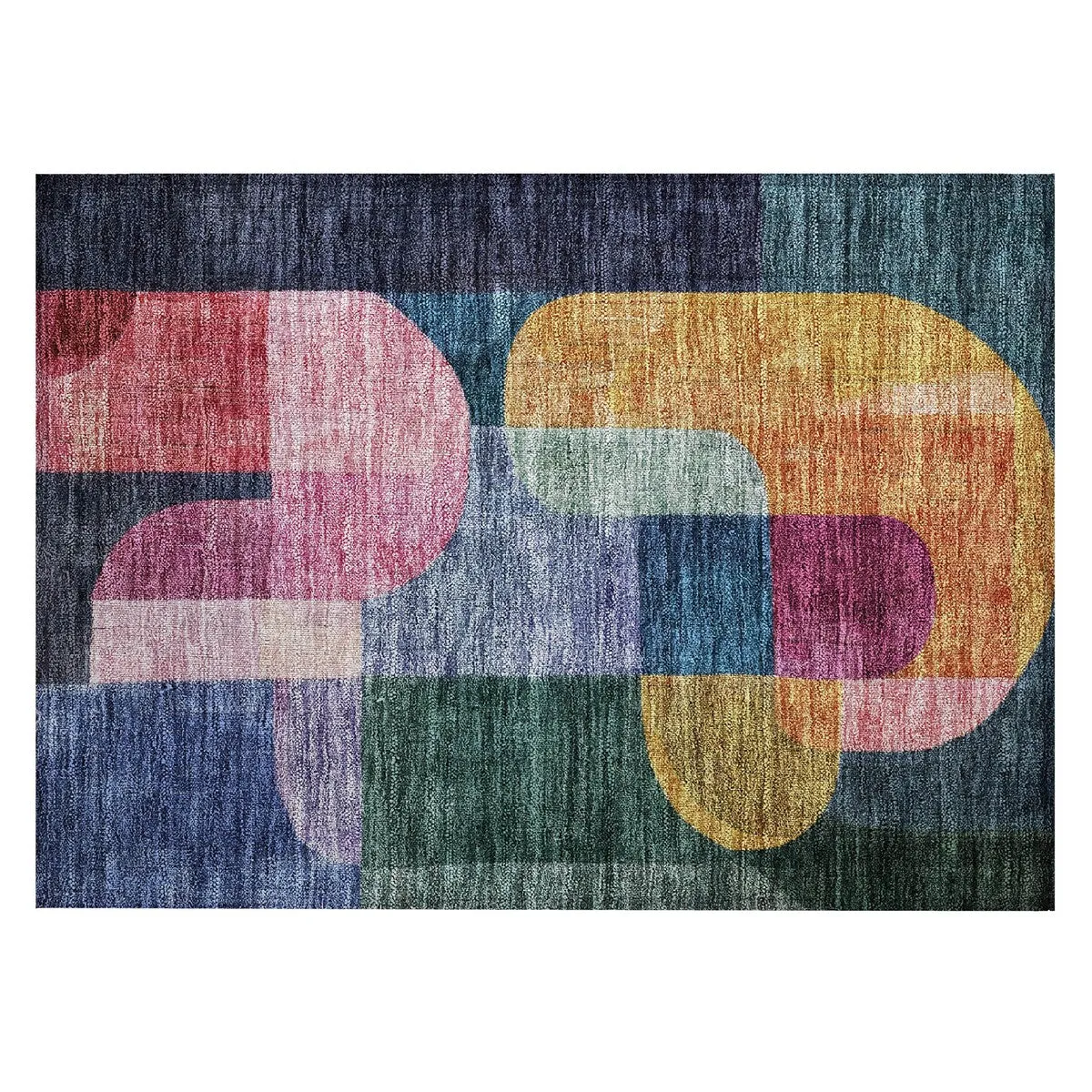 Machine Washable Indoor/ Outdoor Contemporary Deco Chantille Rug