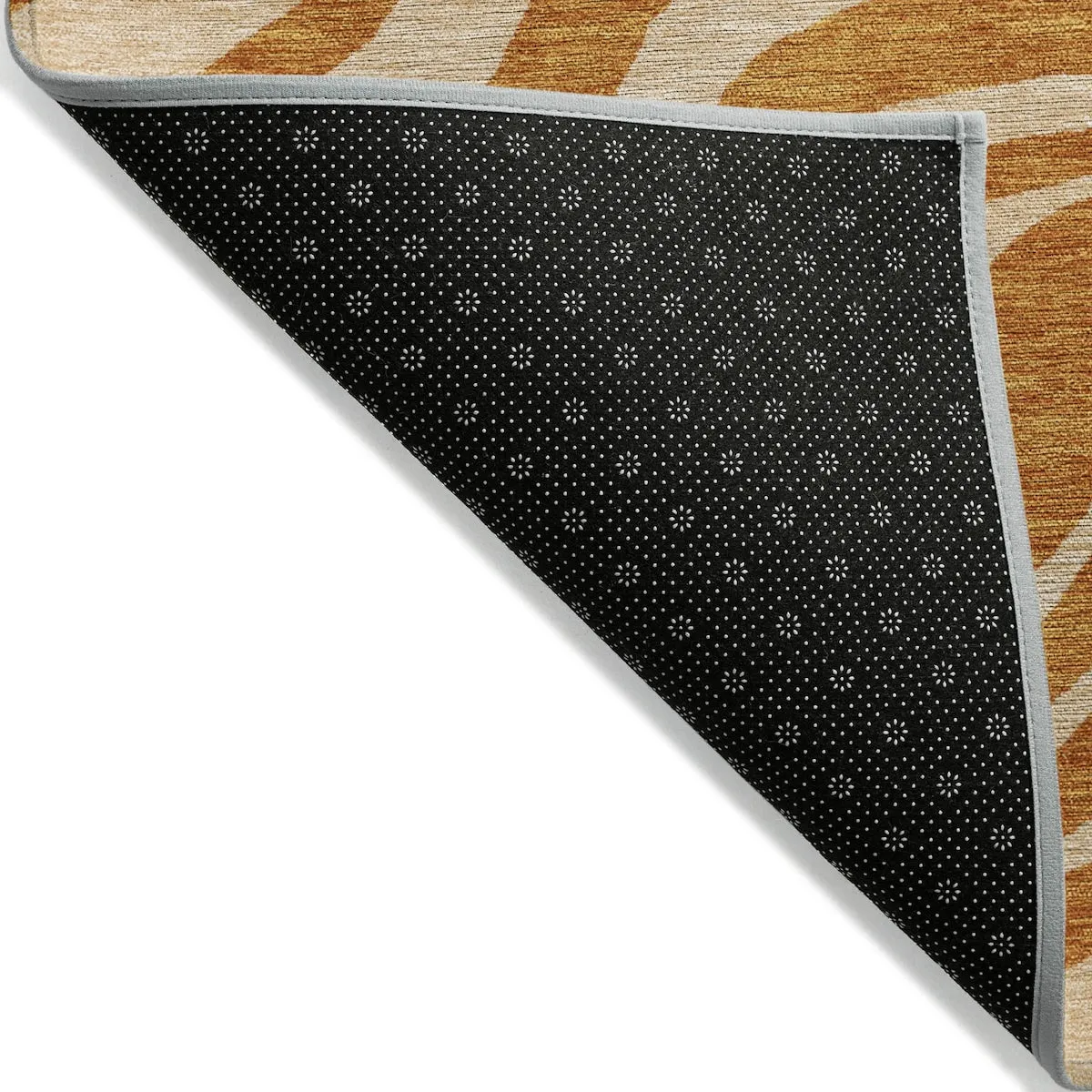 Machine Washable Indoor/ Outdoor Modern Animal Print Chantille Rug
