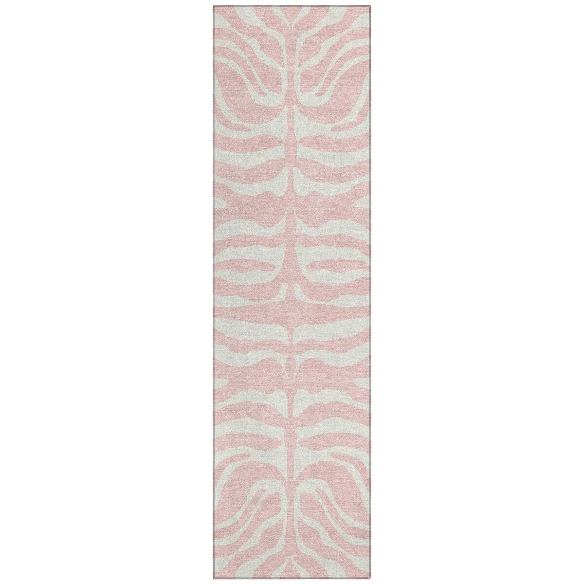Machine Washable Indoor/ Outdoor Modern Animal Print Chantille Rug
