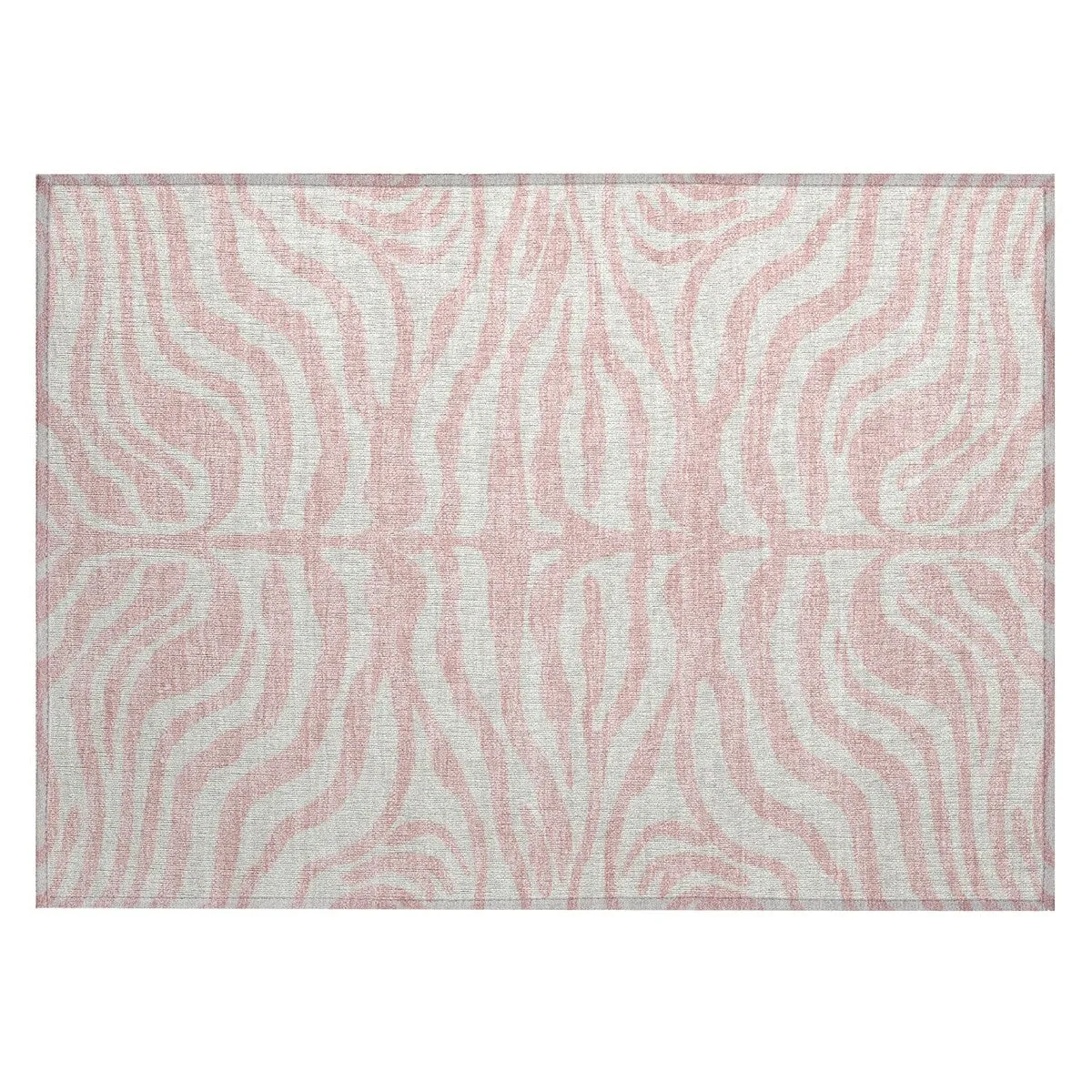 Machine Washable Indoor/ Outdoor Modern Animal Print Chantille Rug