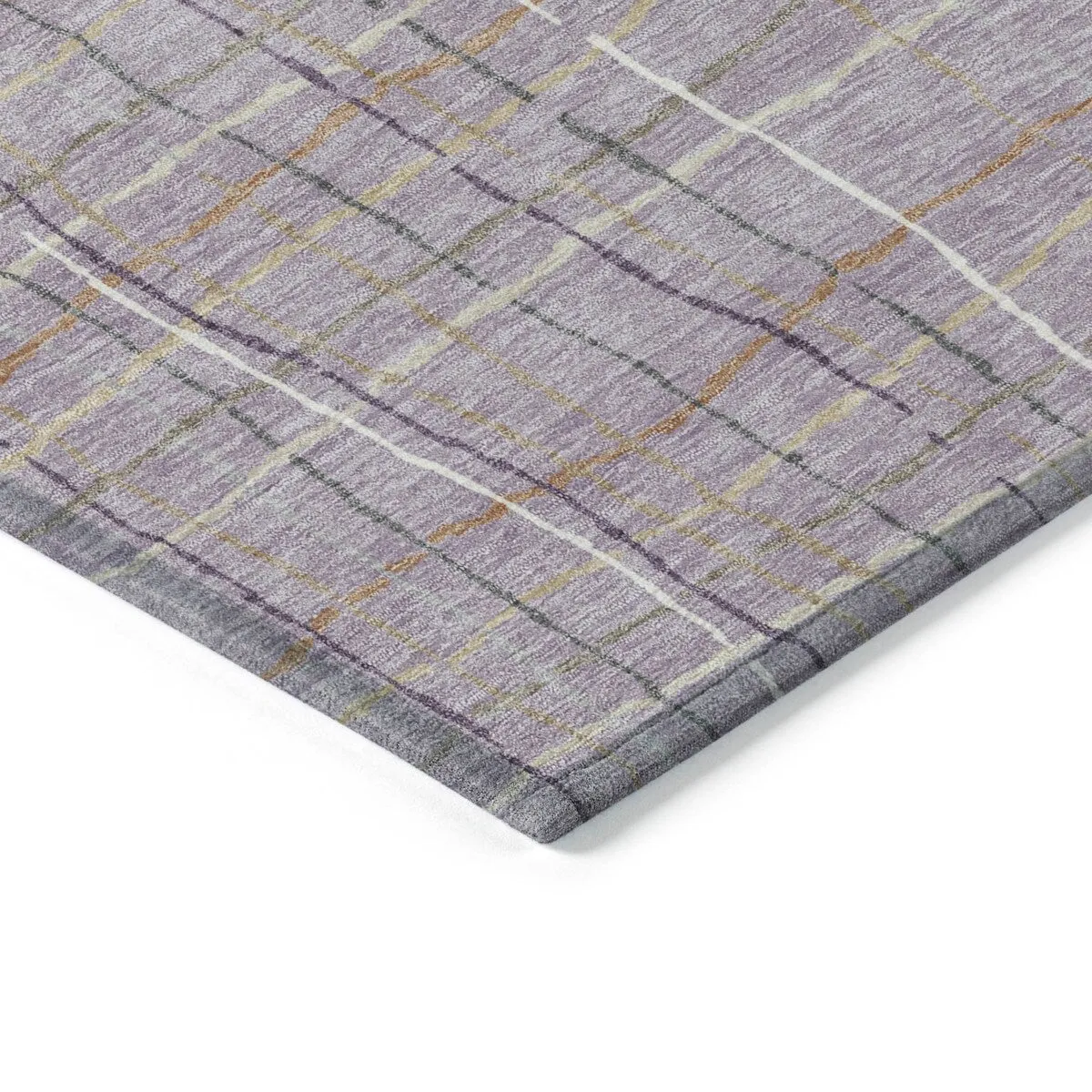 Machine Washable Indoor/ Outdoor Modern Century Chantille Rug