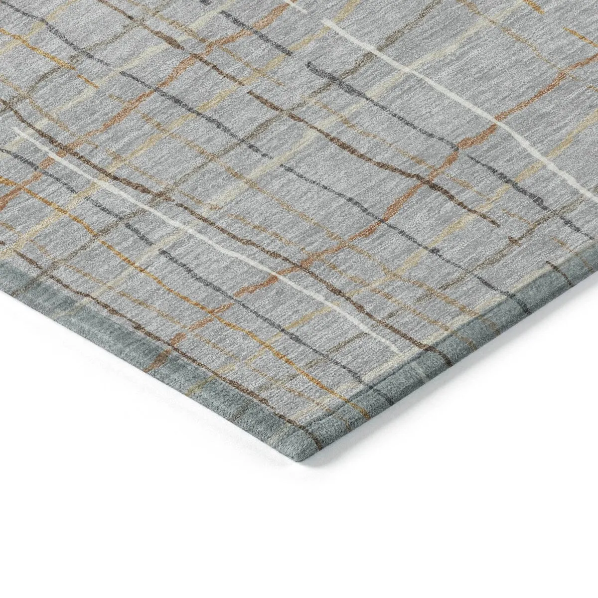 Machine Washable Indoor/ Outdoor Modern Century Chantille Rug