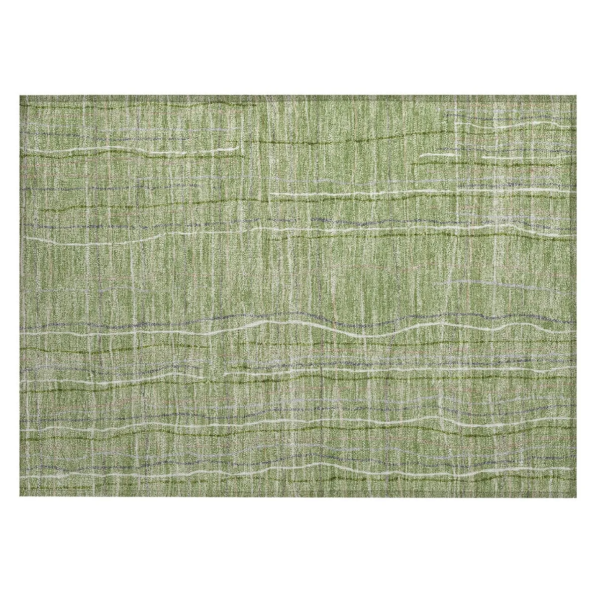 Machine Washable Indoor/ Outdoor Modern Century Chantille Rug