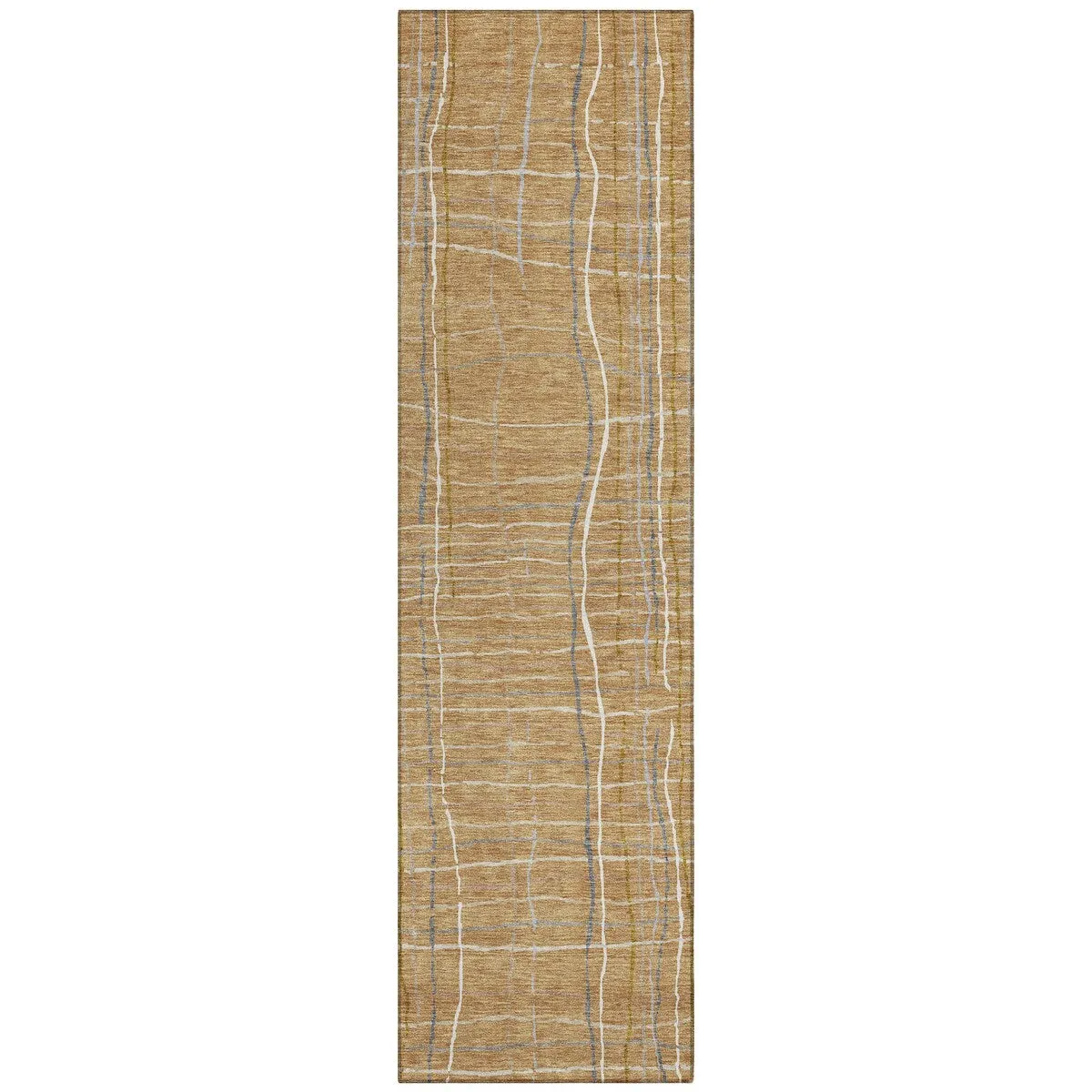 Machine Washable Indoor/ Outdoor Modern Century Chantille Rug