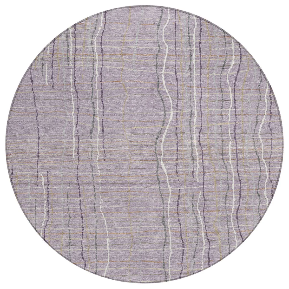 Machine Washable Indoor/ Outdoor Modern Century Chantille Rug